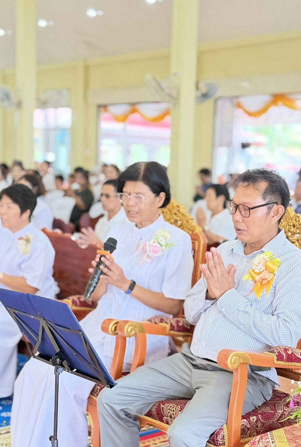 ภาพกล่าวคำถวายกฐินวัดดอนรักษ์