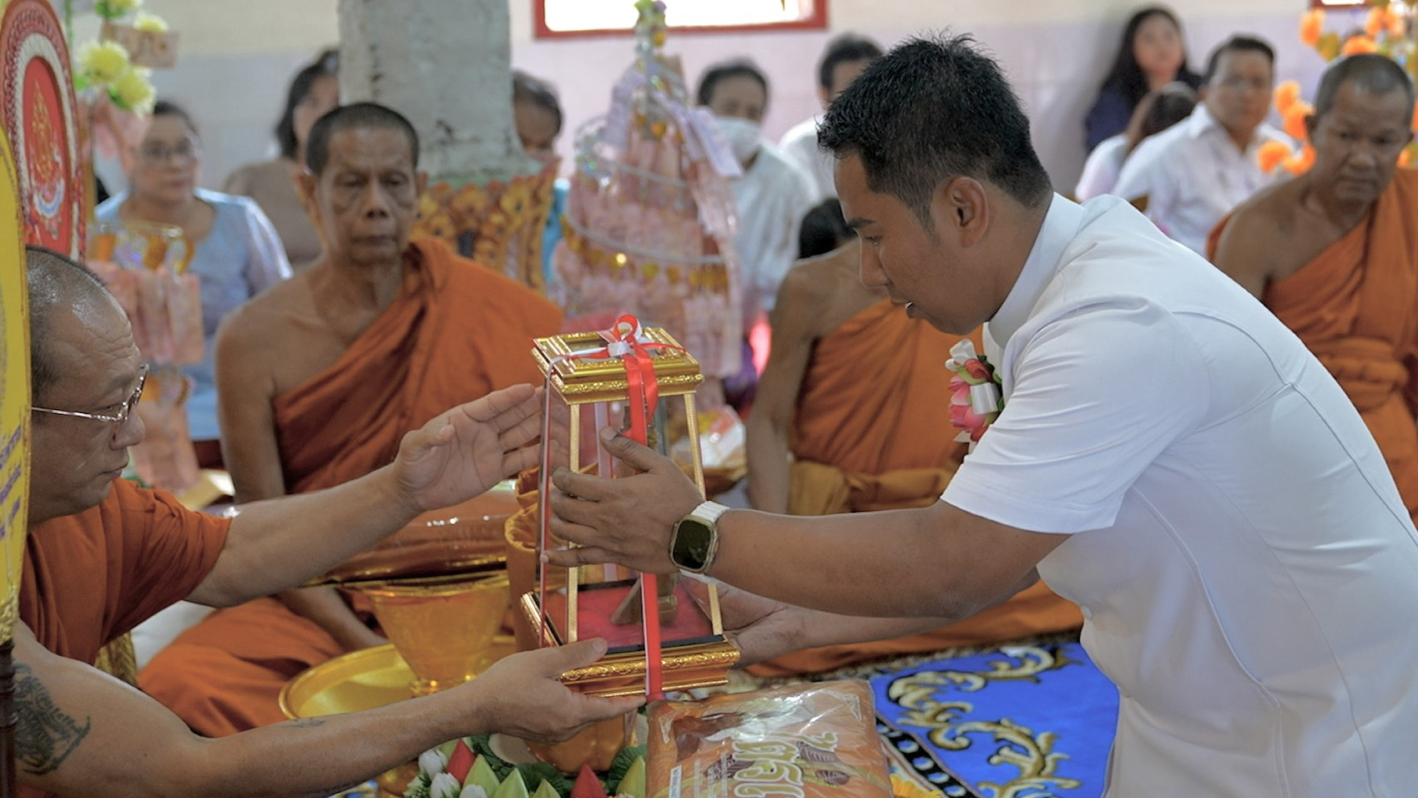 ภาพร่วมพิธีกรรมวัดวังไผ่