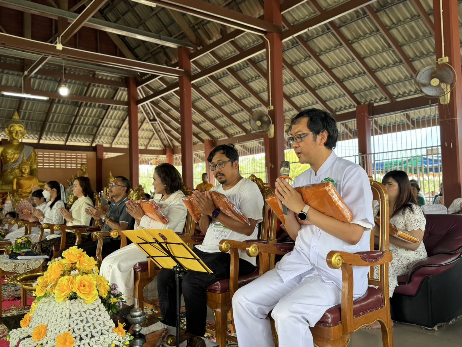 ภาพกล่าวคำถวายกฐินวัดพังเถียะ