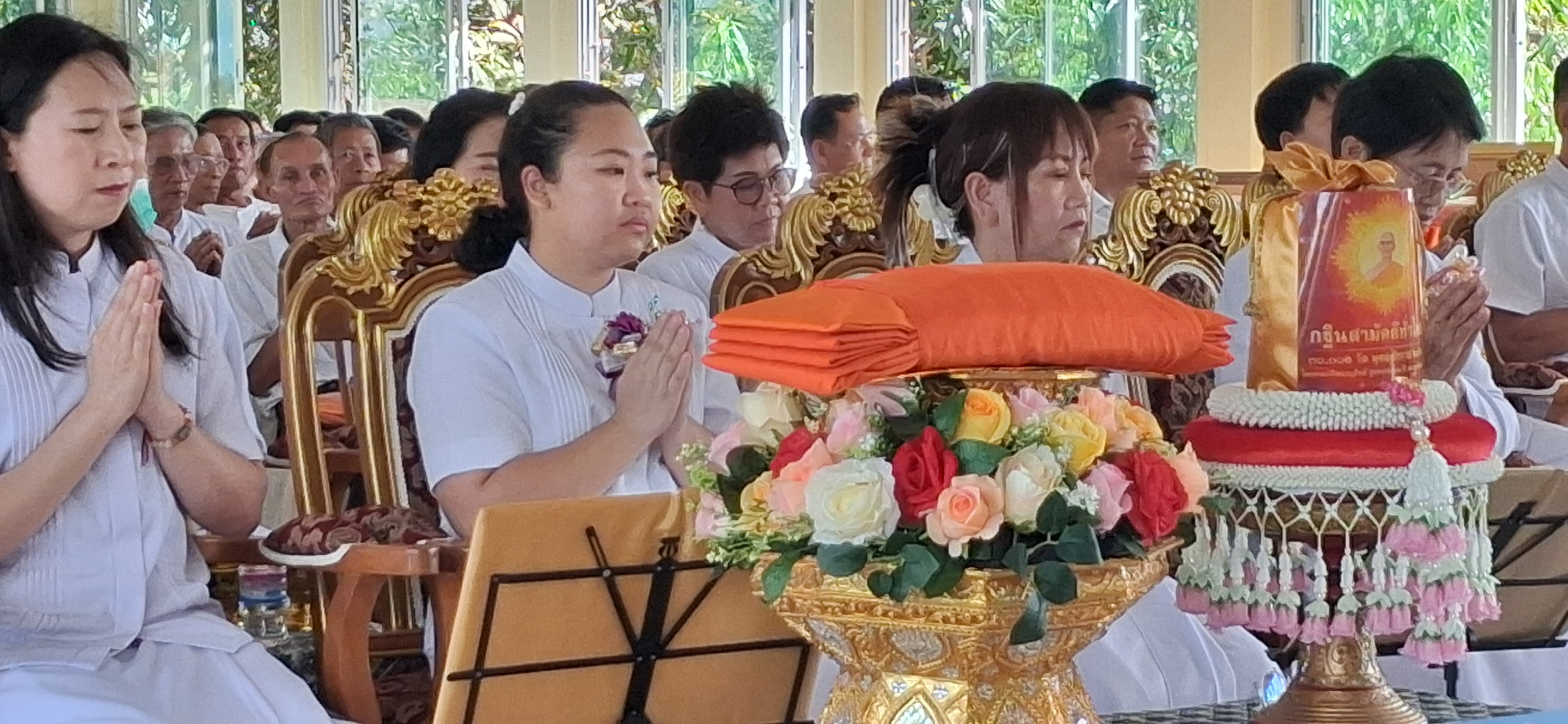 ภาพกล่าวคำถวายกฐินวัดร่องปลาขาว