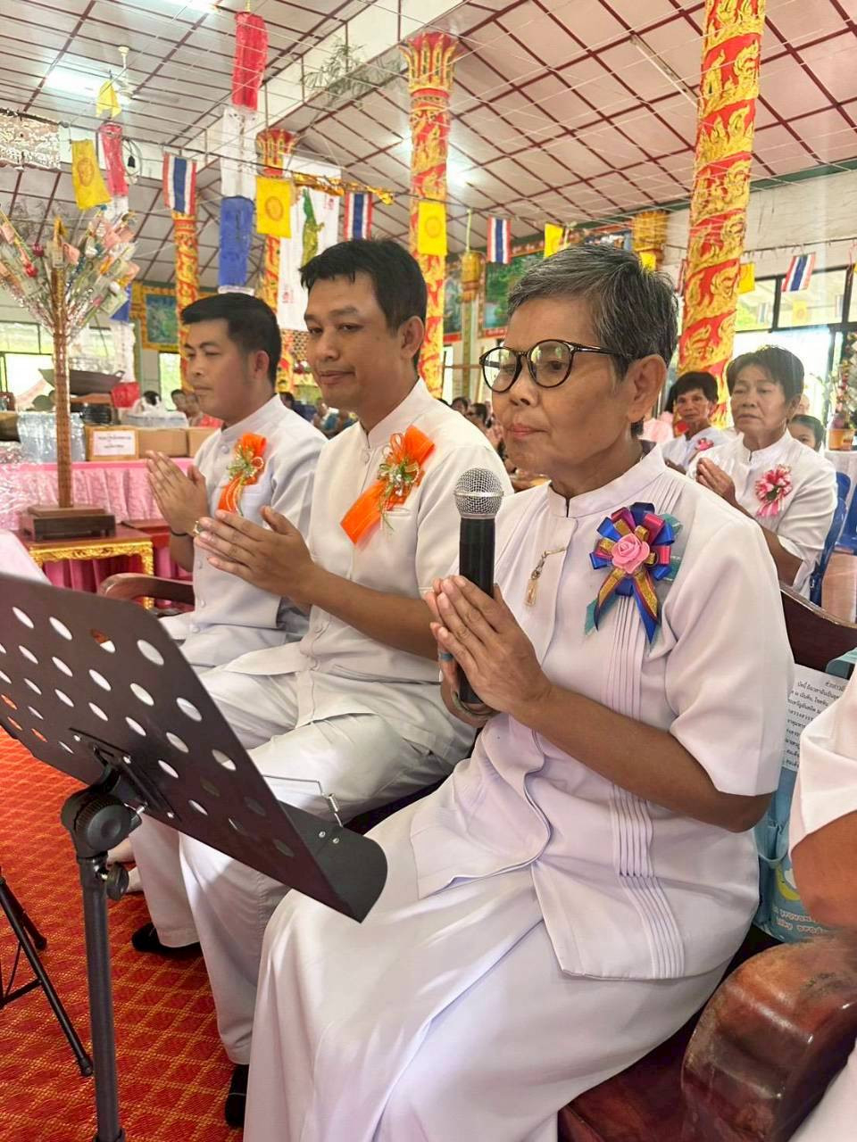 ภาพกล่าวคำถวายกฐินวัดหนองเสือ