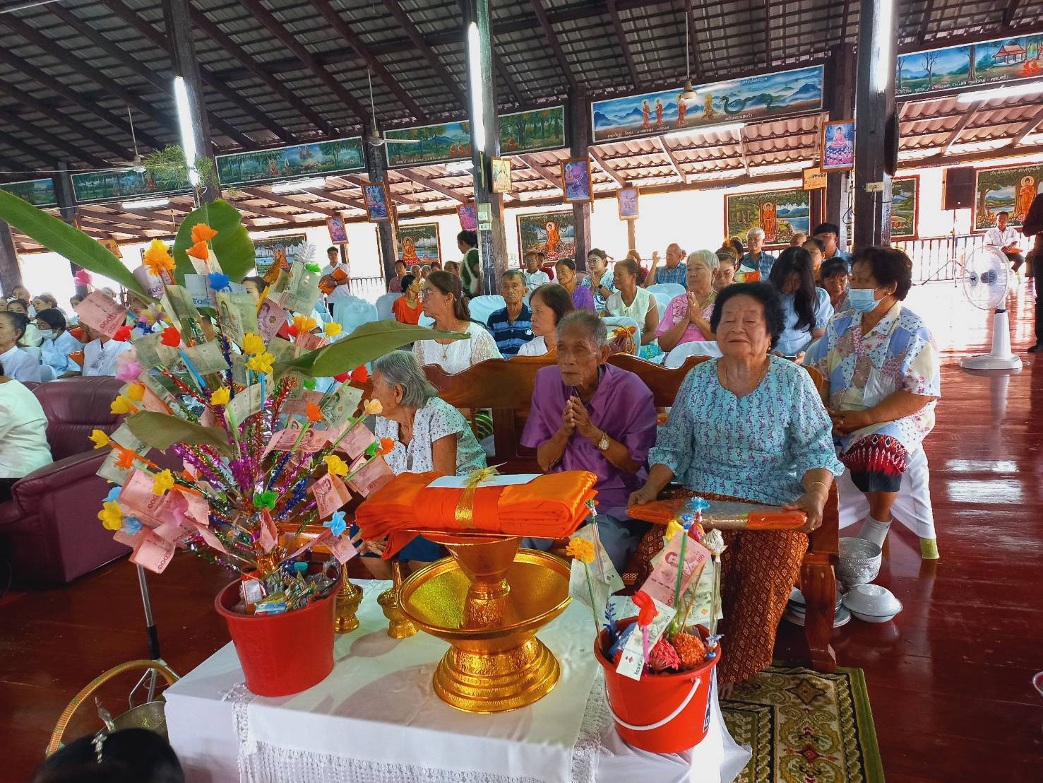 ภาพร่วมพิธีกรรมวัดยางซ้าย