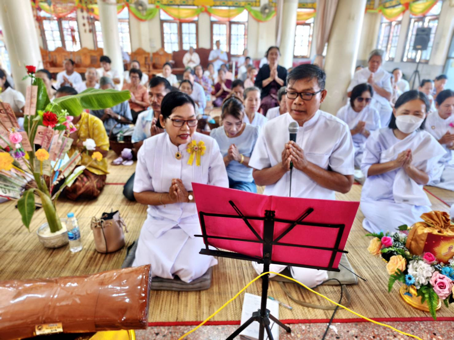 ภาพกล่าวคำถวายกฐินวัดมัชฌิมวิทยาราม