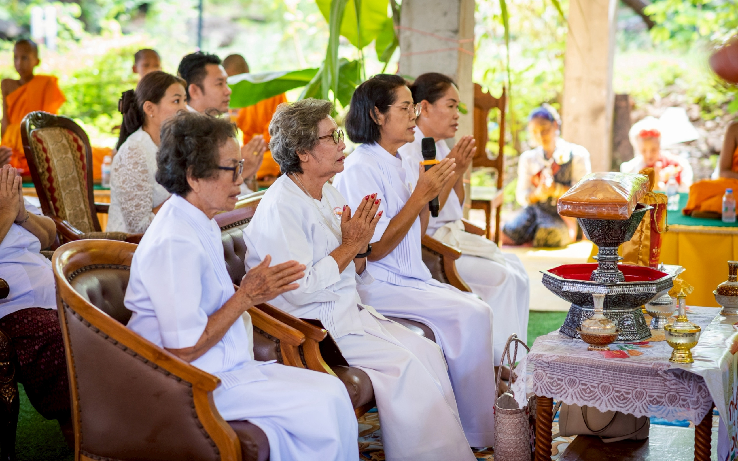 ภาพกล่าวคำถวายกฐินวัดภูพานอุดมธรรม