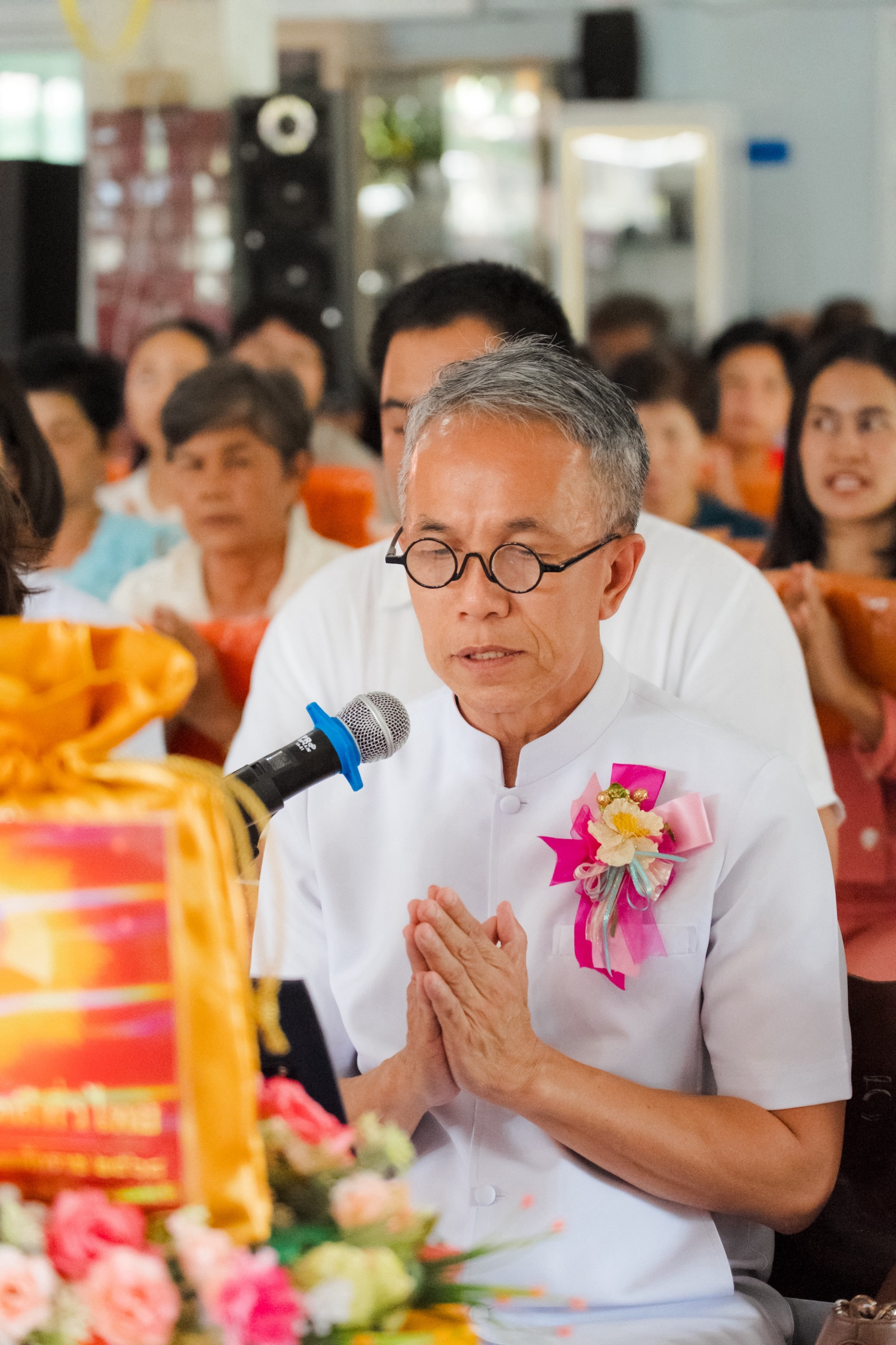 ภาพกล่าวคำถวายกฐินวัดวังตาอินทร์