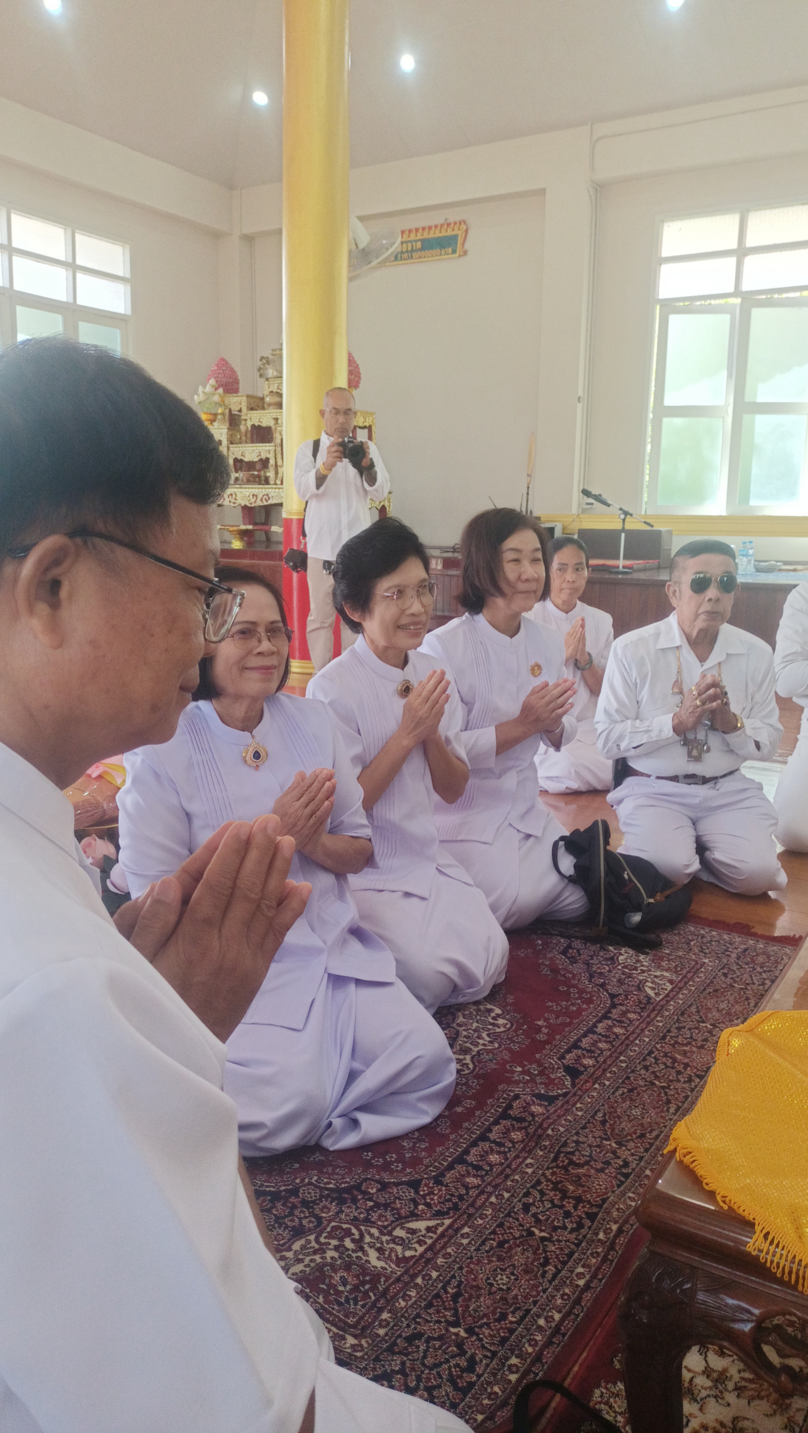 ภาพร่วมพิธีกรรมวัดบางกระเบา