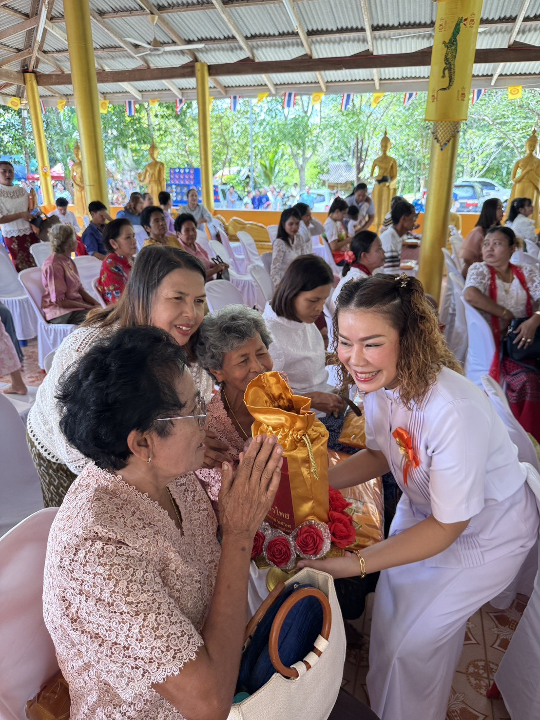 ภาพร่วมพิธีกรรมสำนักสงฆ์บ้านคลองแรด