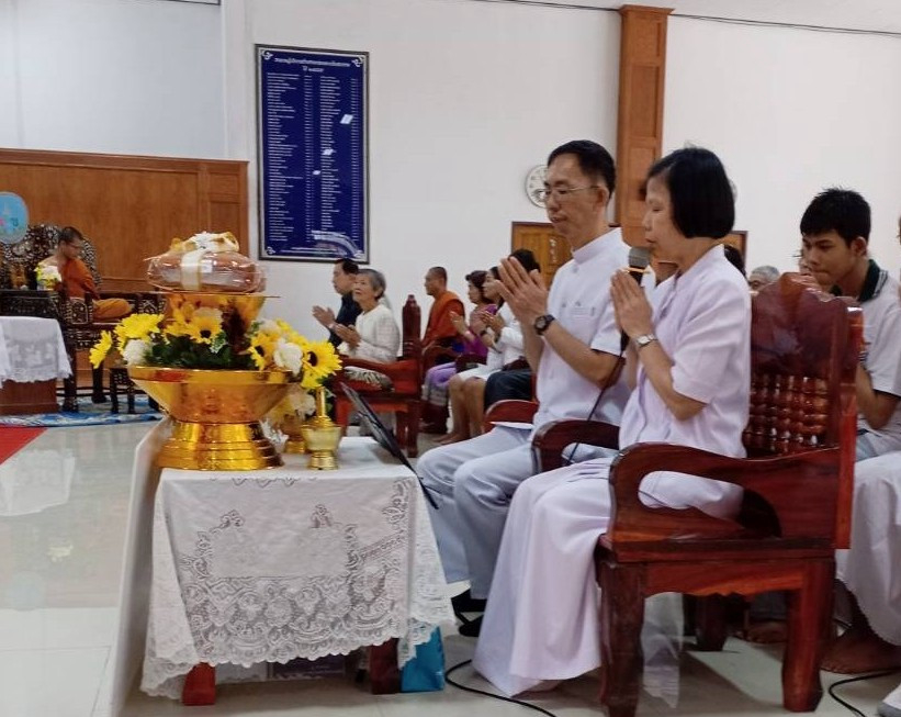 ภาพกล่าวคำถวายกฐินวัดเสนาราม