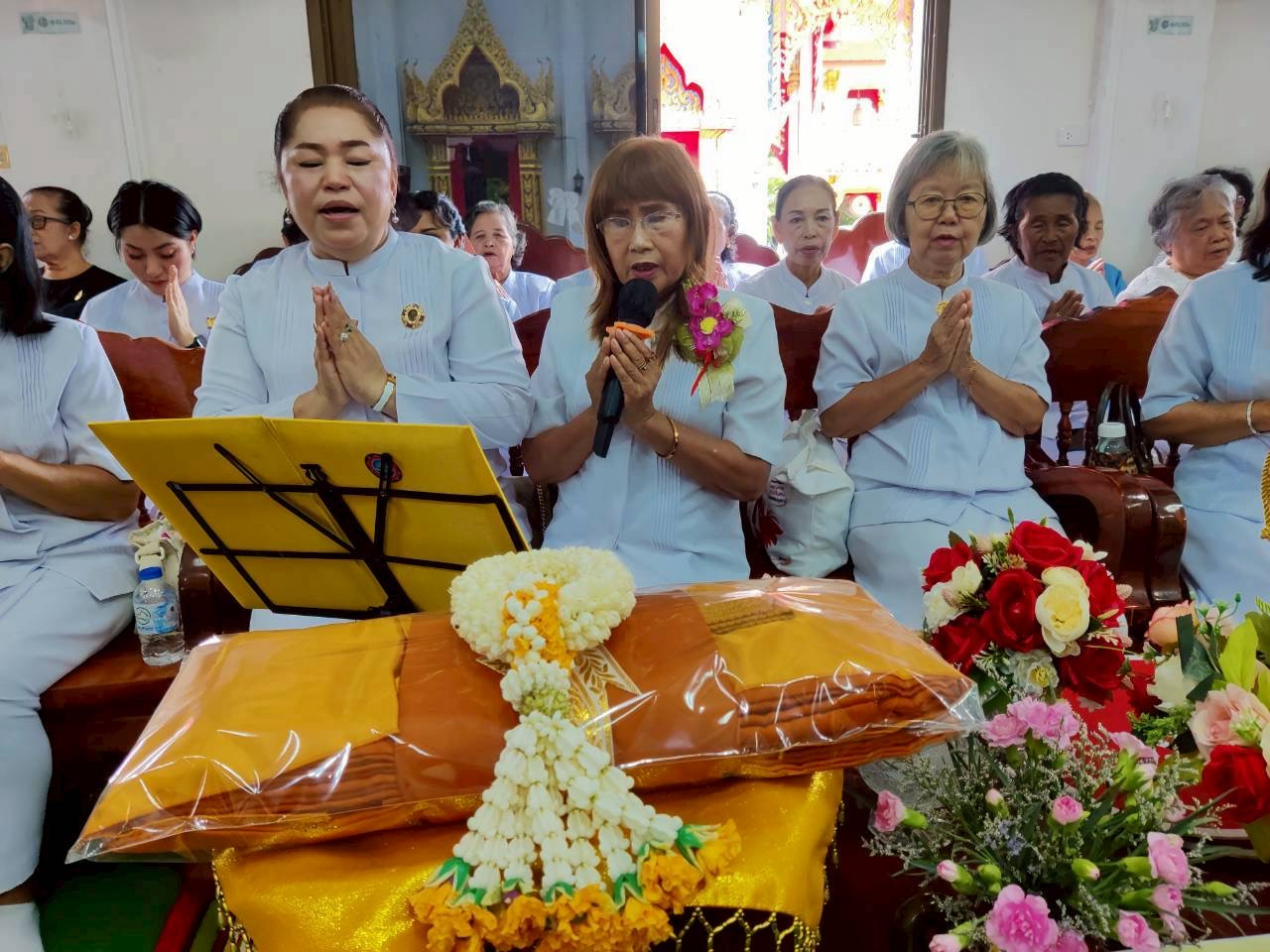 ภาพกล่าวคำถวายกฐินวัดหัวป้อมใน