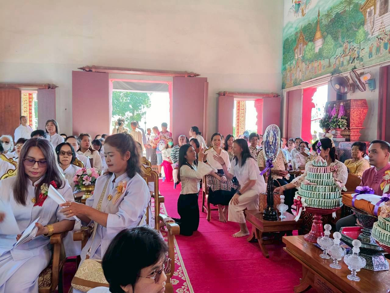 ภาพร่วมพิธีกรรมวัดกุมภประดิษฐ์