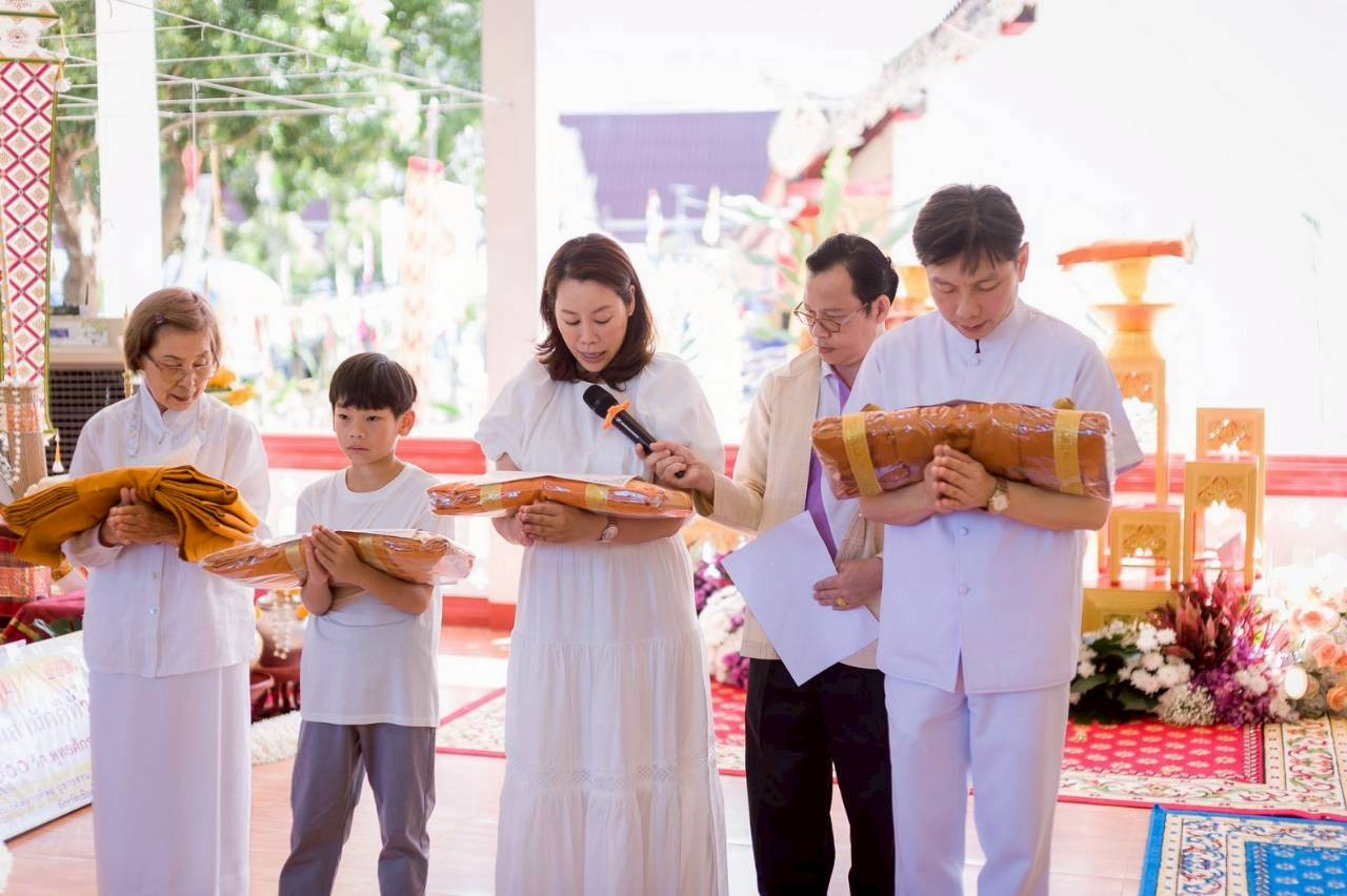 ภาพกล่าวคำถวายกฐินวัดหัวฝาย