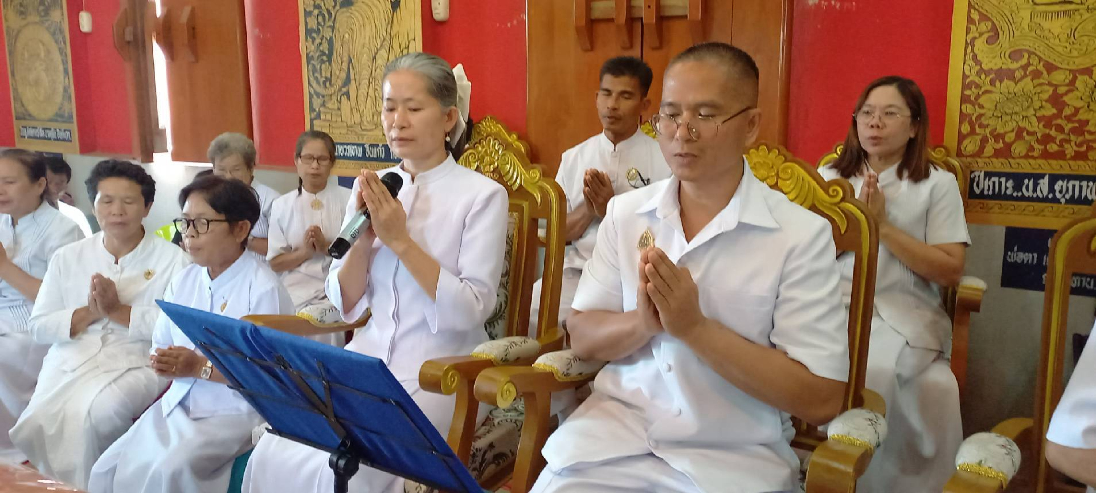 ภาพกล่าวคำถวายกฐินวัดสันปูเลย