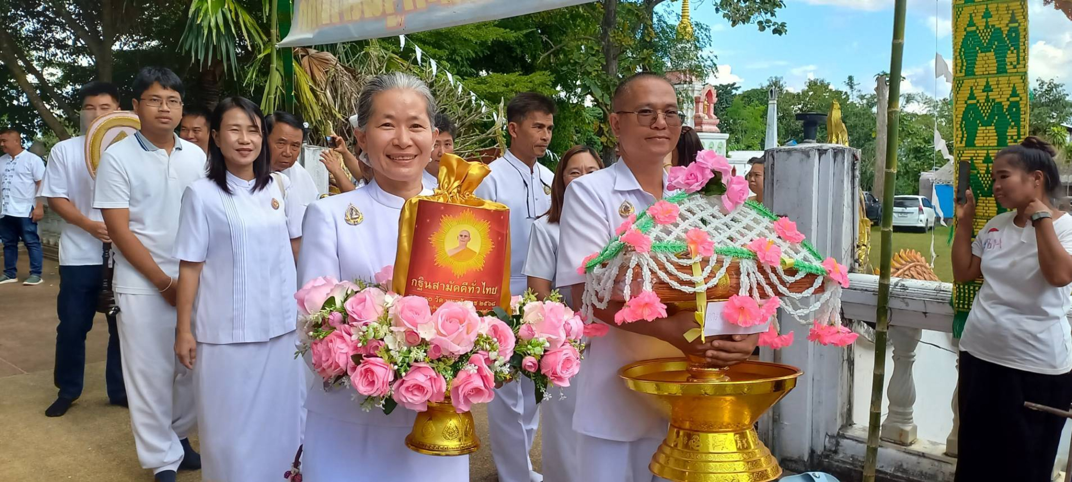 ภาพร่วมพิธีกรรมวัดสันปูเลย