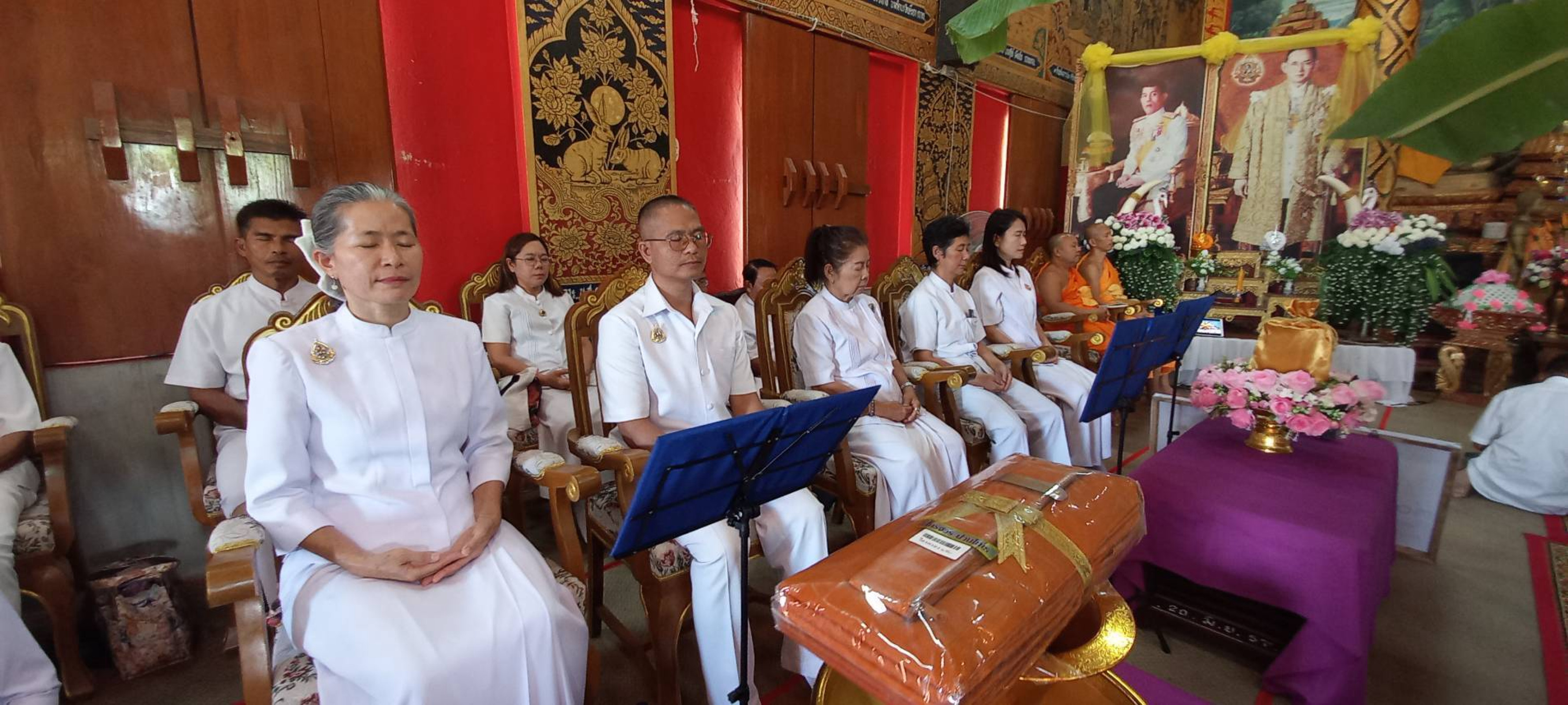 ภาพร่วมพิธีกรรมวัดสันปูเลย