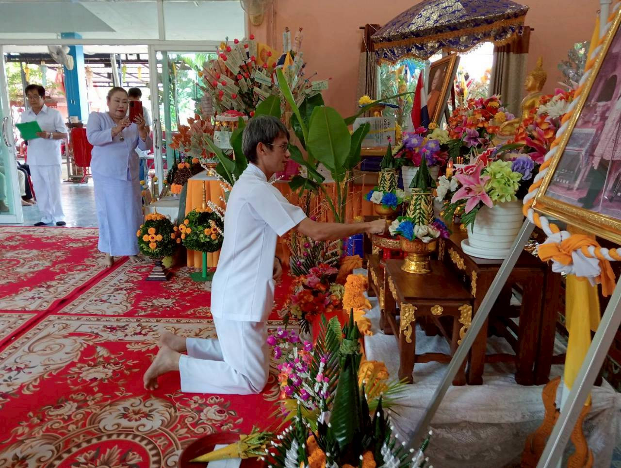 ภาพร่วมพิธีกรรมวัดดอนหัววัง