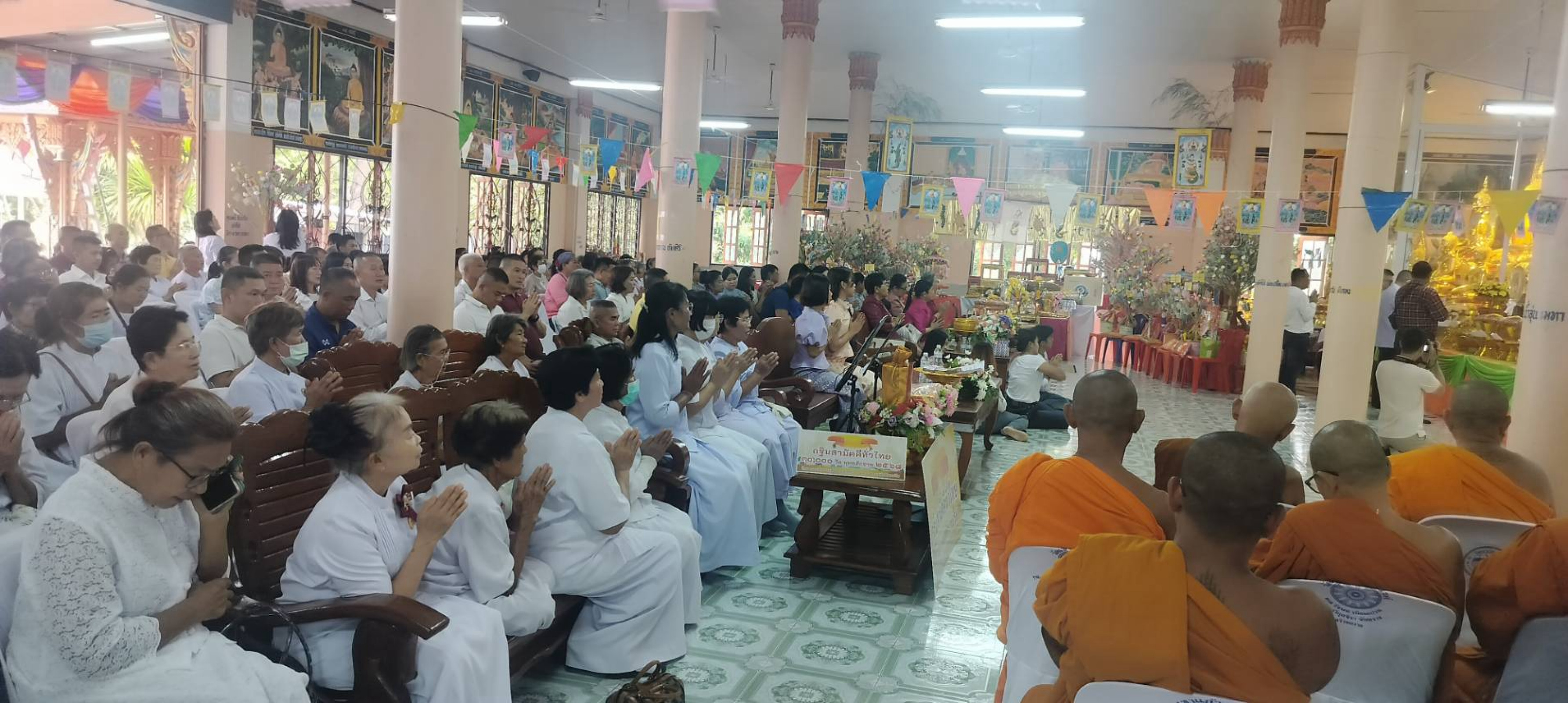 ภาพร่วมพิธีกรรมวัดเขาแก้วสวรรค์