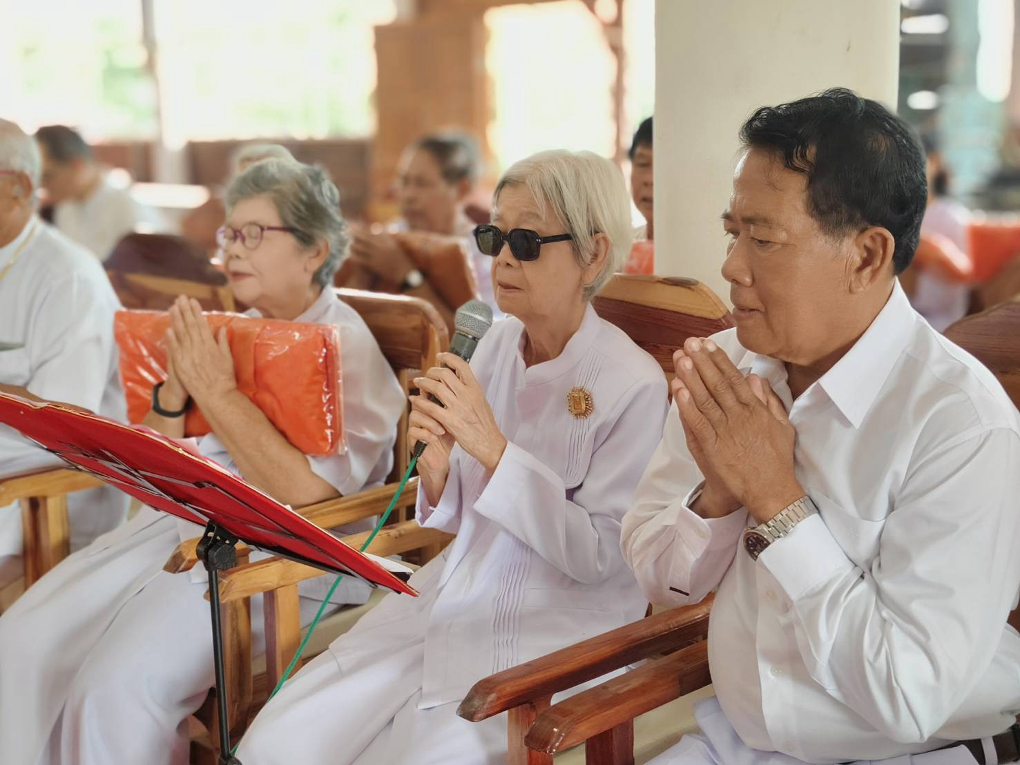 ภาพกล่าวคำถวายกฐินวัดสำนัก