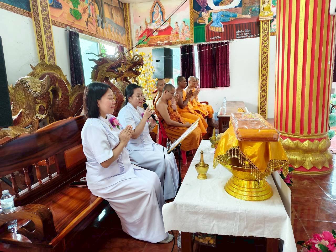 ภาพกล่าวคำถวายกฐินวัดบ้านหินลาด(โจดหินลาด)