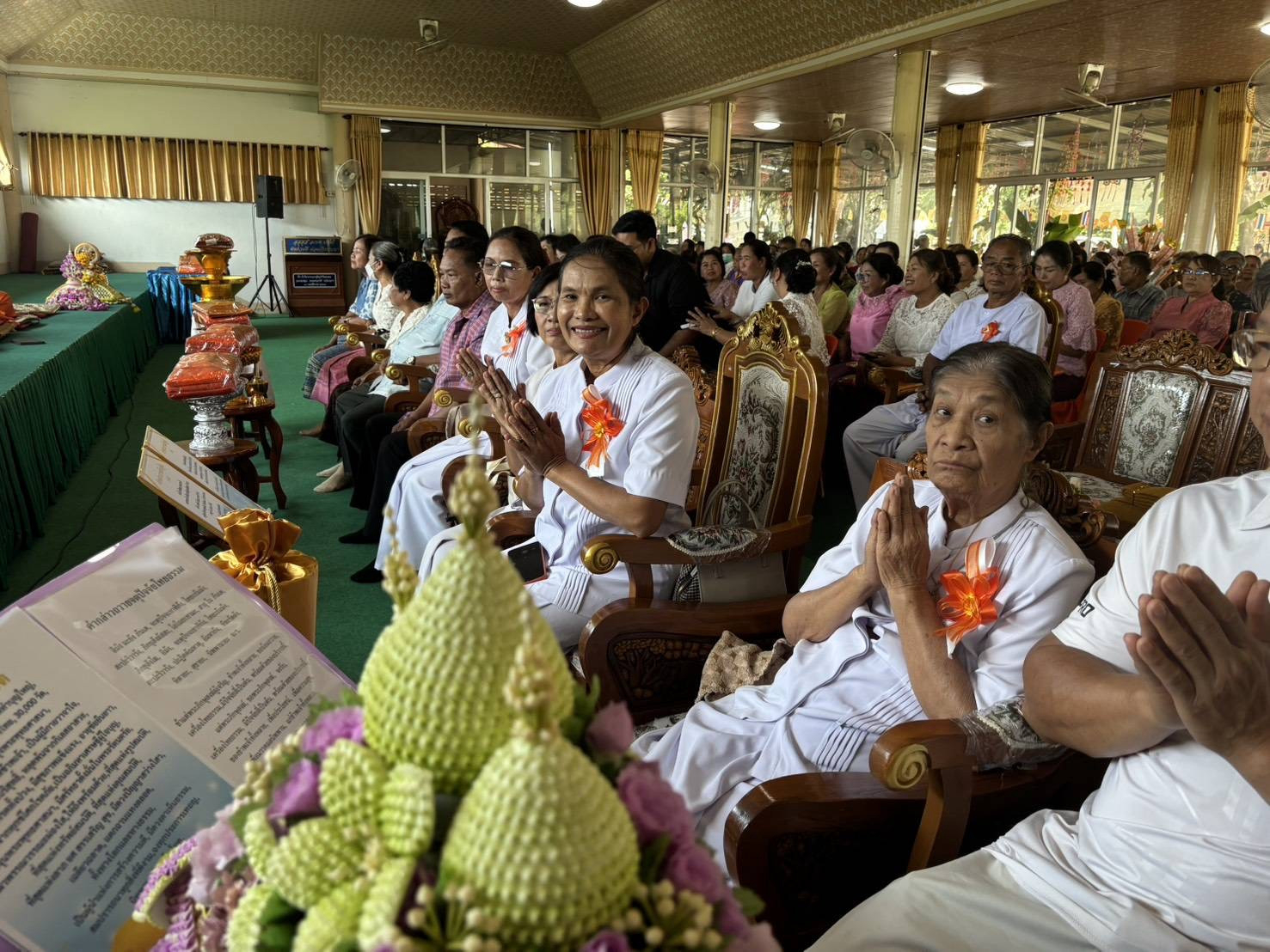 ภาพร่วมพิธีกรรมวัดใหม่เกษม