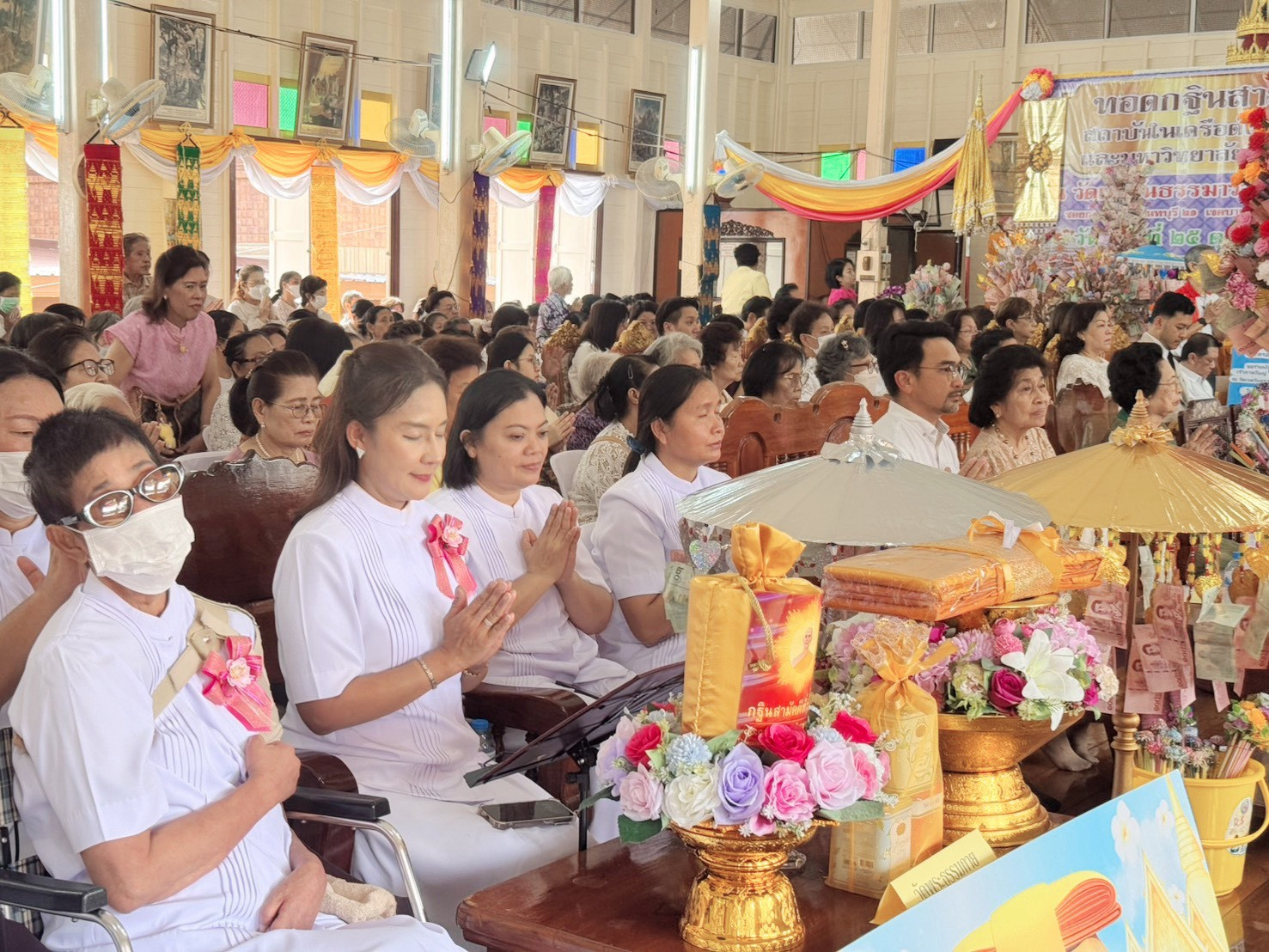 ภาพร่วมพิธีกรรมวัดเวตวันธรรมาวาส