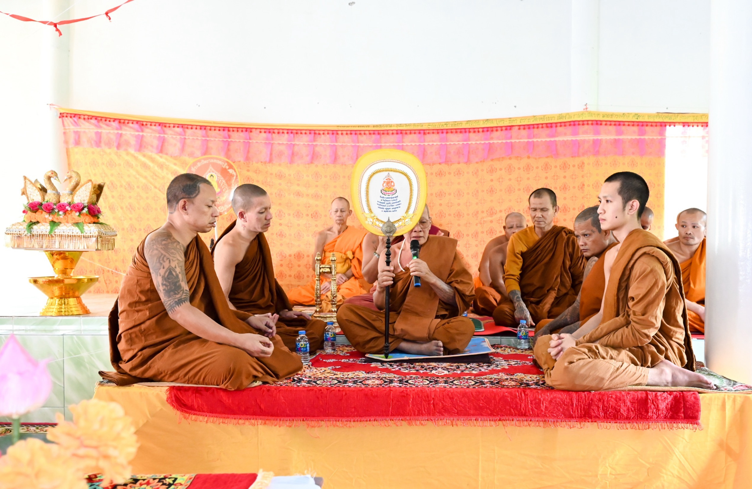 ภาพร่วมพิธีกรรมสำนักสงฆ์เก้ยละกอ