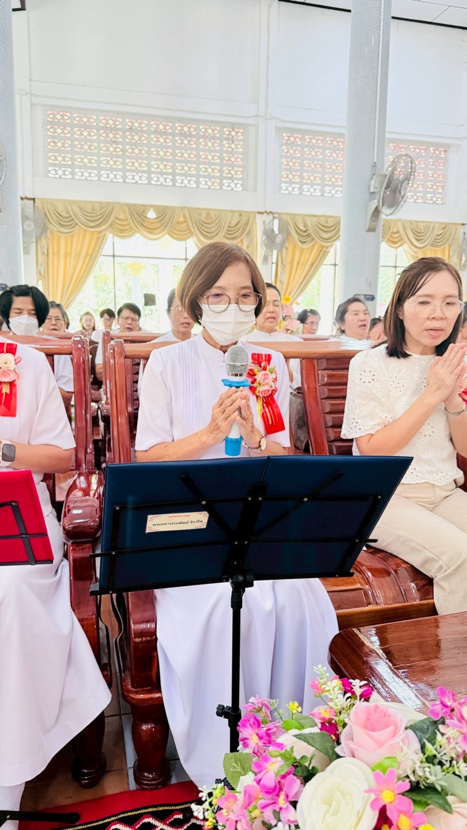 ภาพกล่าวคำถวายกฐินวัดธารเกษม