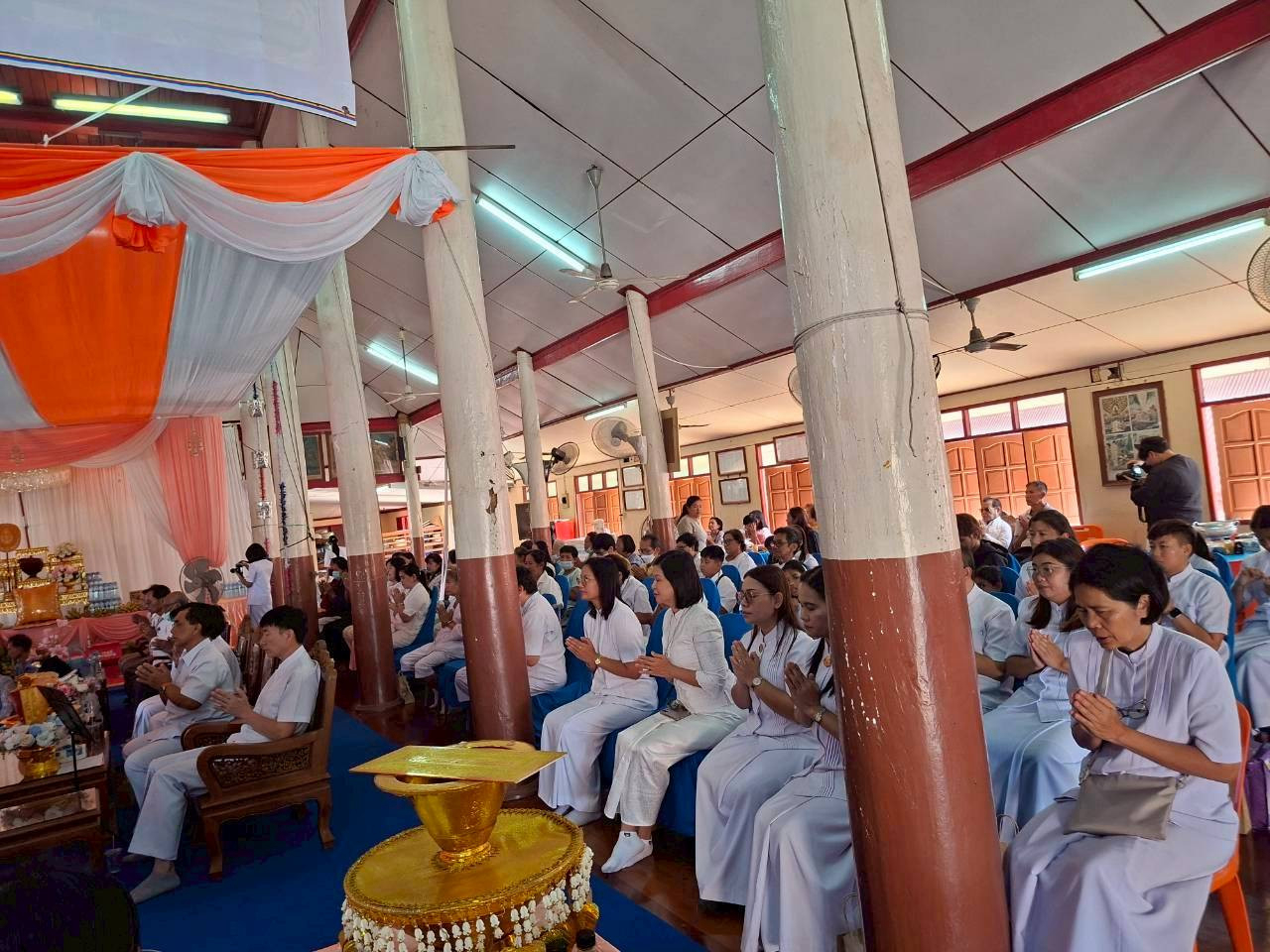 ภาพร่วมพิธีกรรมวัดตราชู