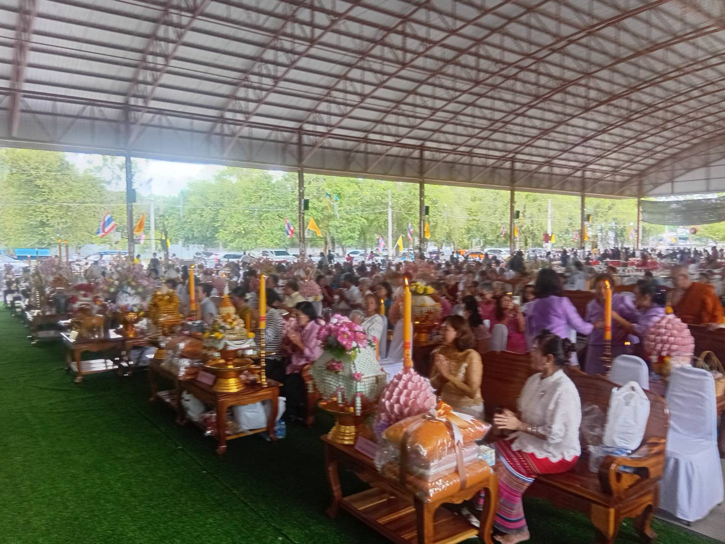 ภาพร่วมพิธีกรรมวัดวิมลโภคาราม