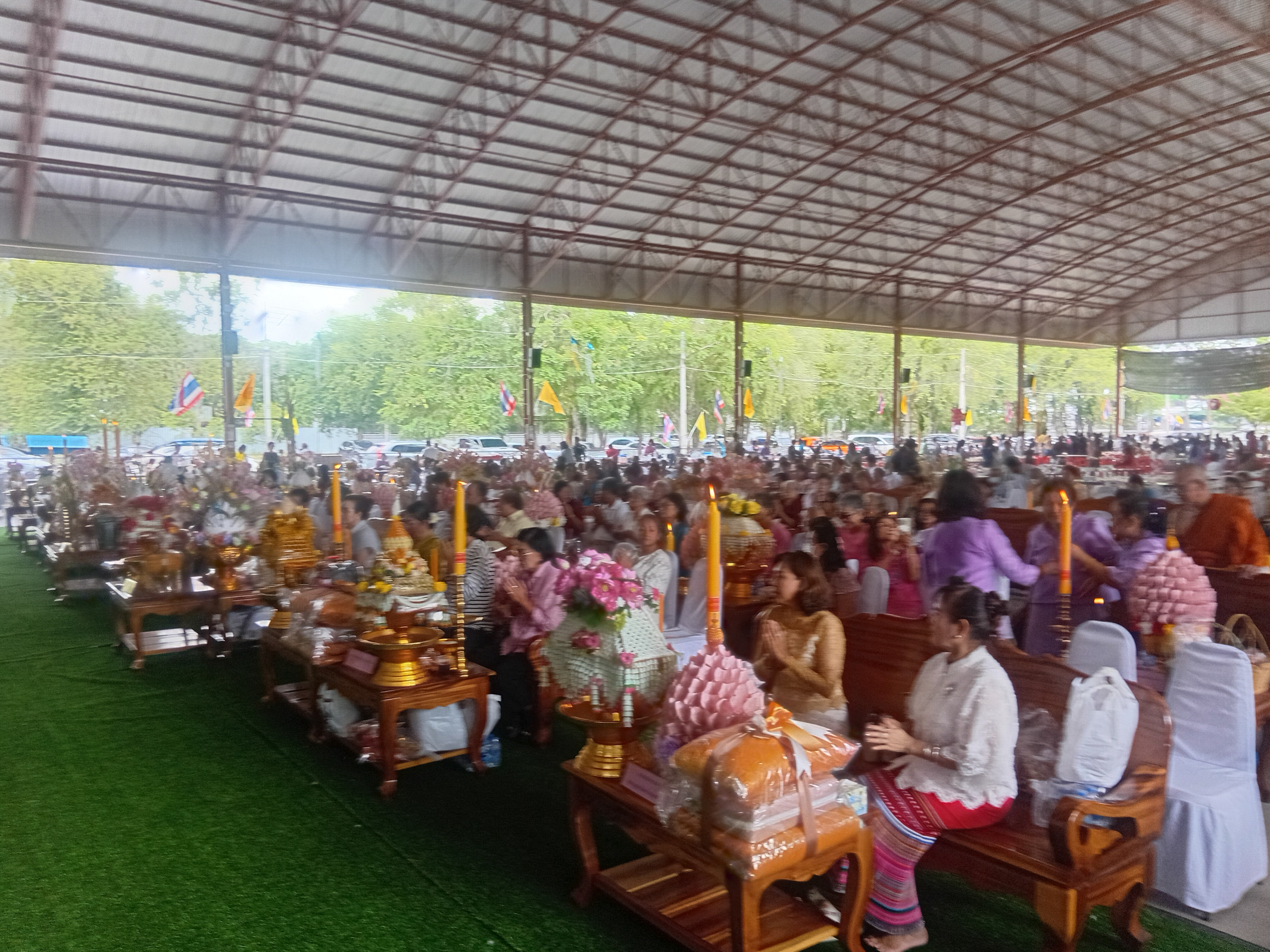 ภาพร่วมพิธีกรรมวัดวิมลโภคาราม
