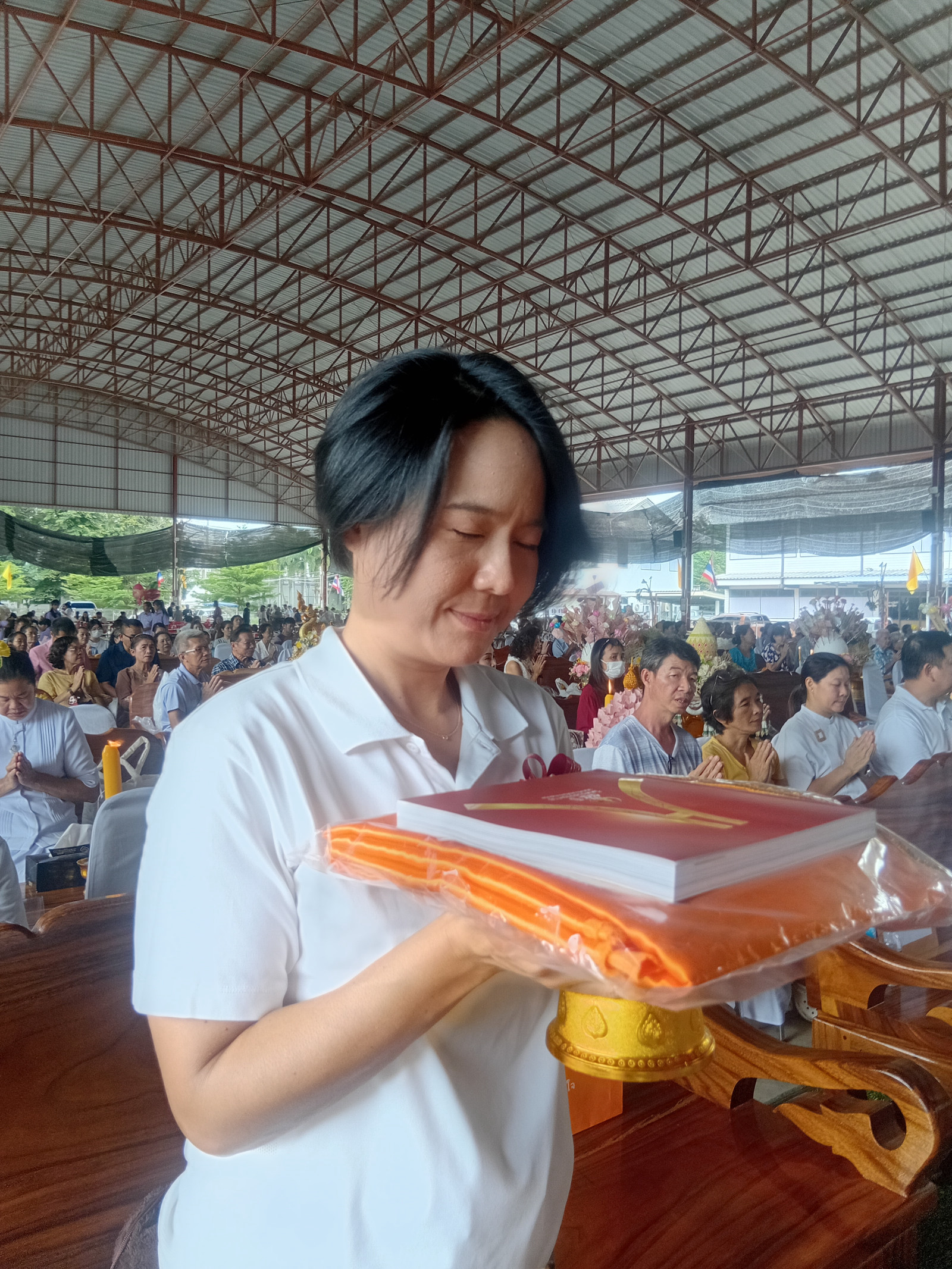 ภาพร่วมพิธีกรรมวัดวิมลโภคาราม
