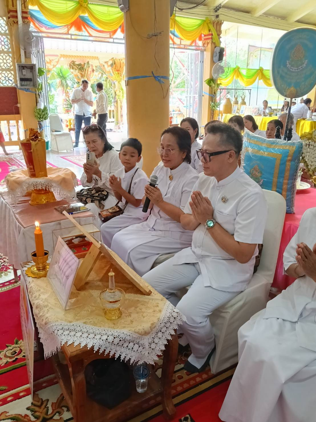 ภาพกล่าวคำถวายกฐินวัดนางพิมพ์