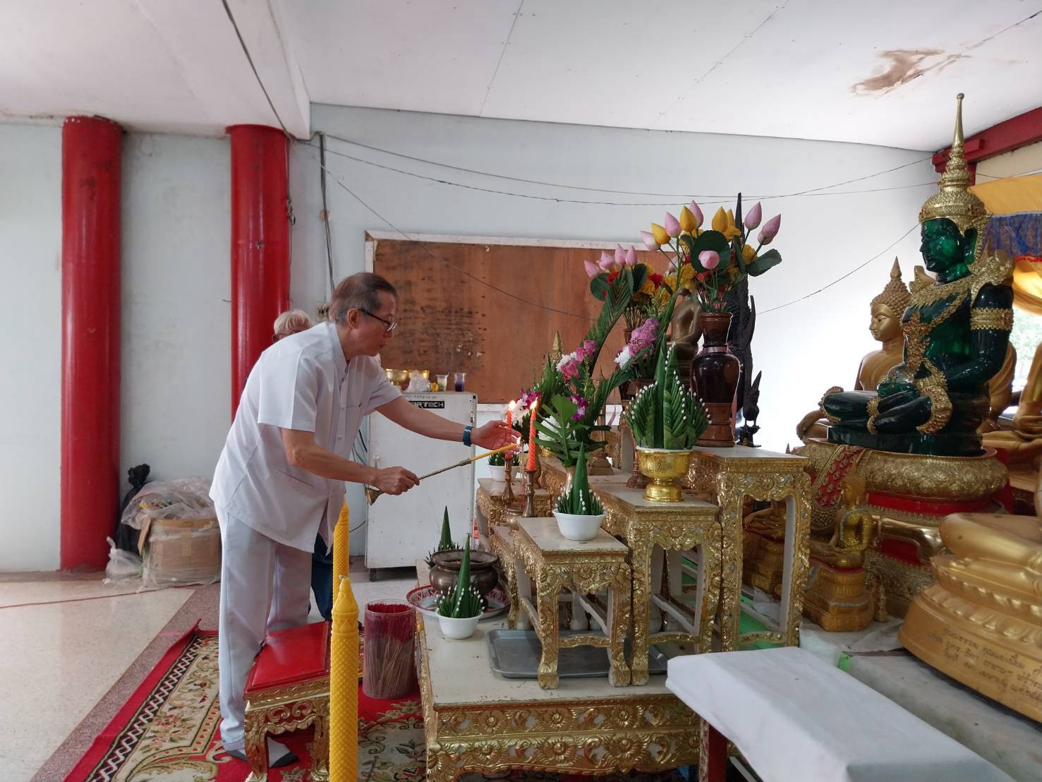 ภาพร่วมพิธีกรรมวัดหนองสานแตร