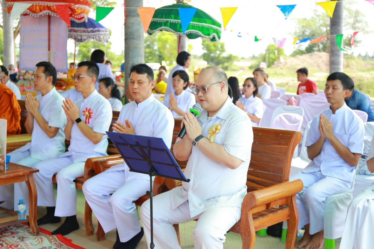 ภาพร่วมพิธีกรรมวัดพระธาตุพงษ์คุณ