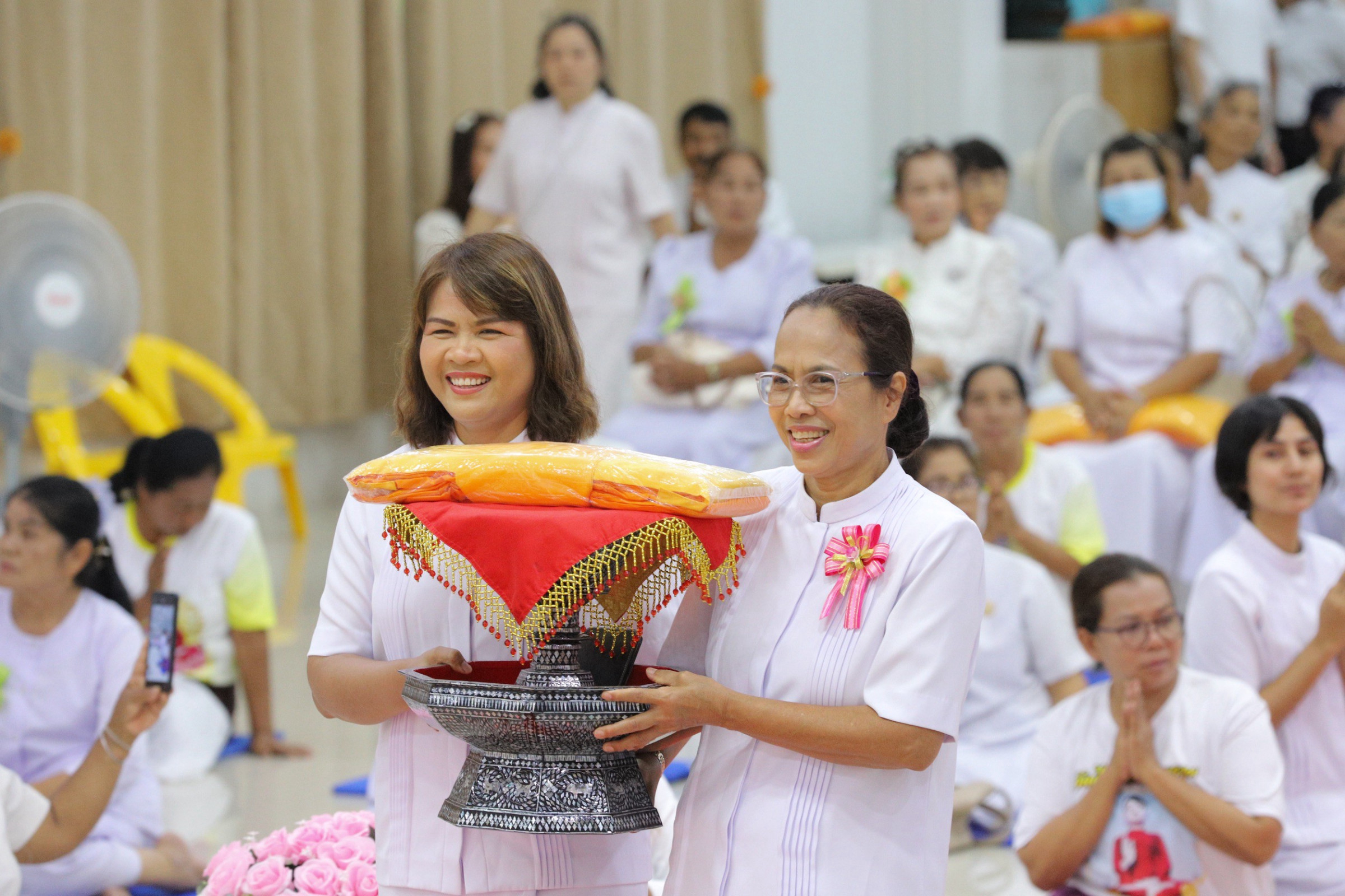 ภาพร่วมพิธีกรรมธุดงคสถานสุราษฎร์ธานี