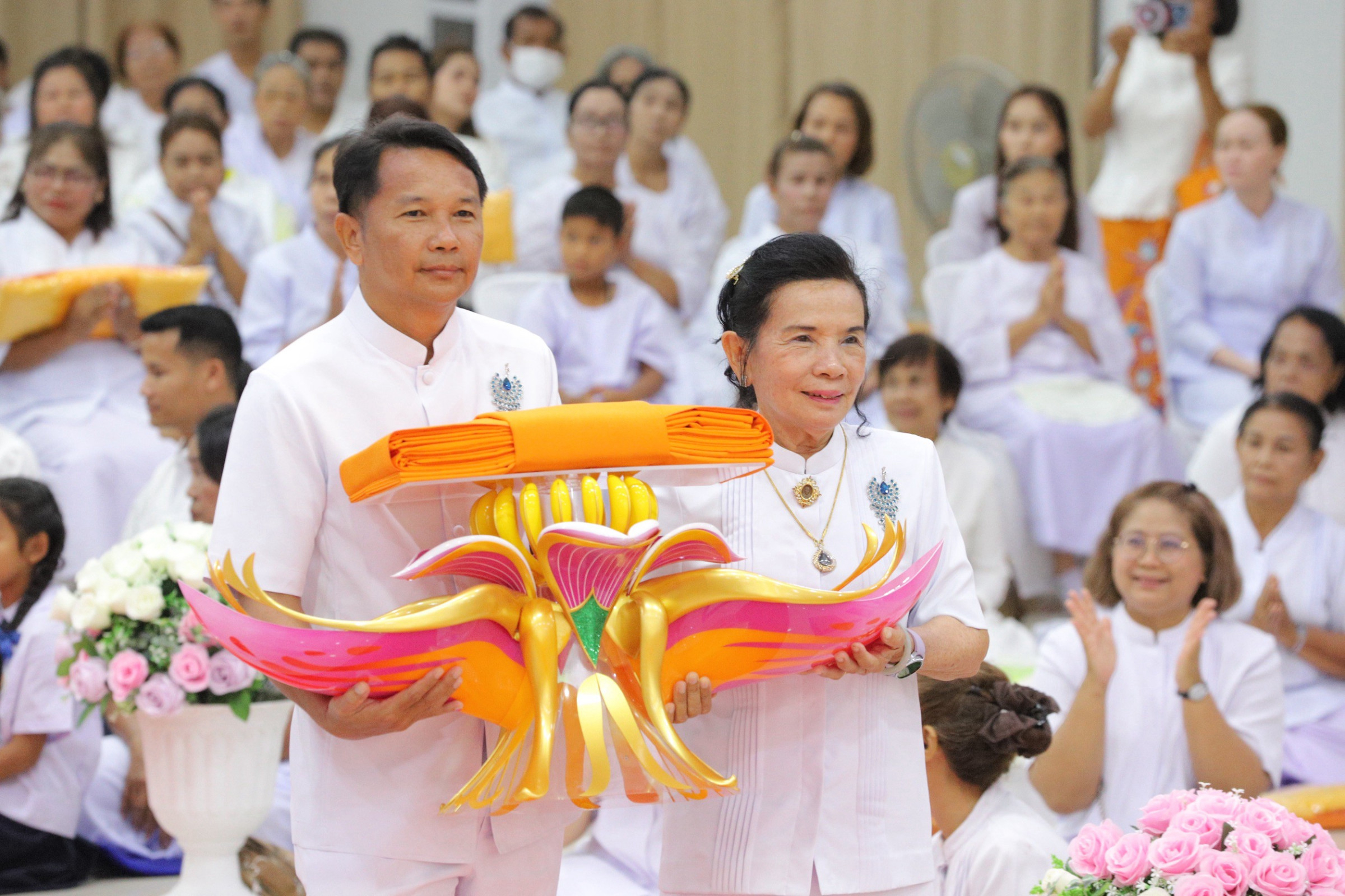 ภาพร่วมพิธีกรรมธุดงคสถานสุราษฎร์ธานี