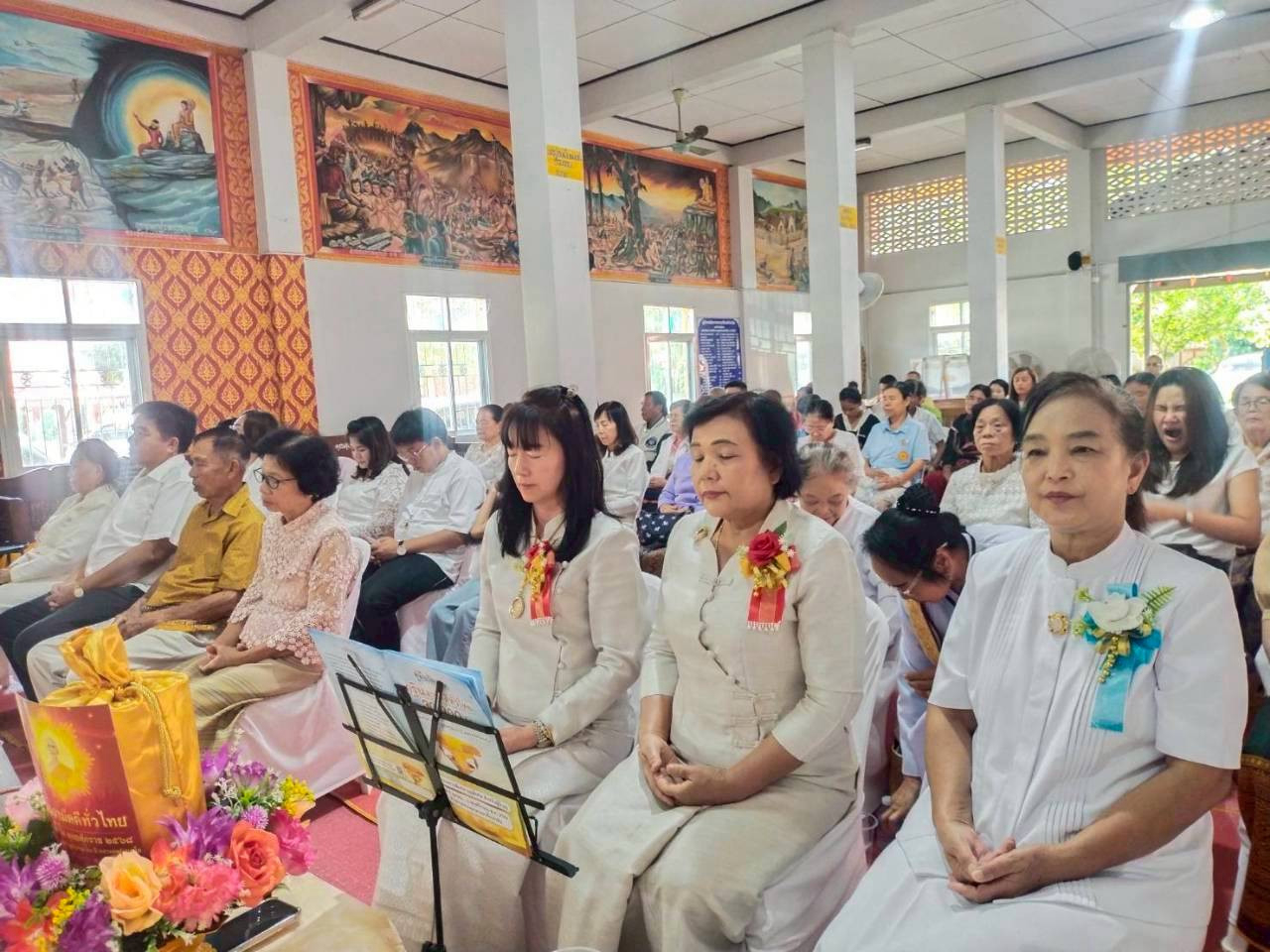 ภาพร่วมพิธีกรรมวัดบ้านจ้อง