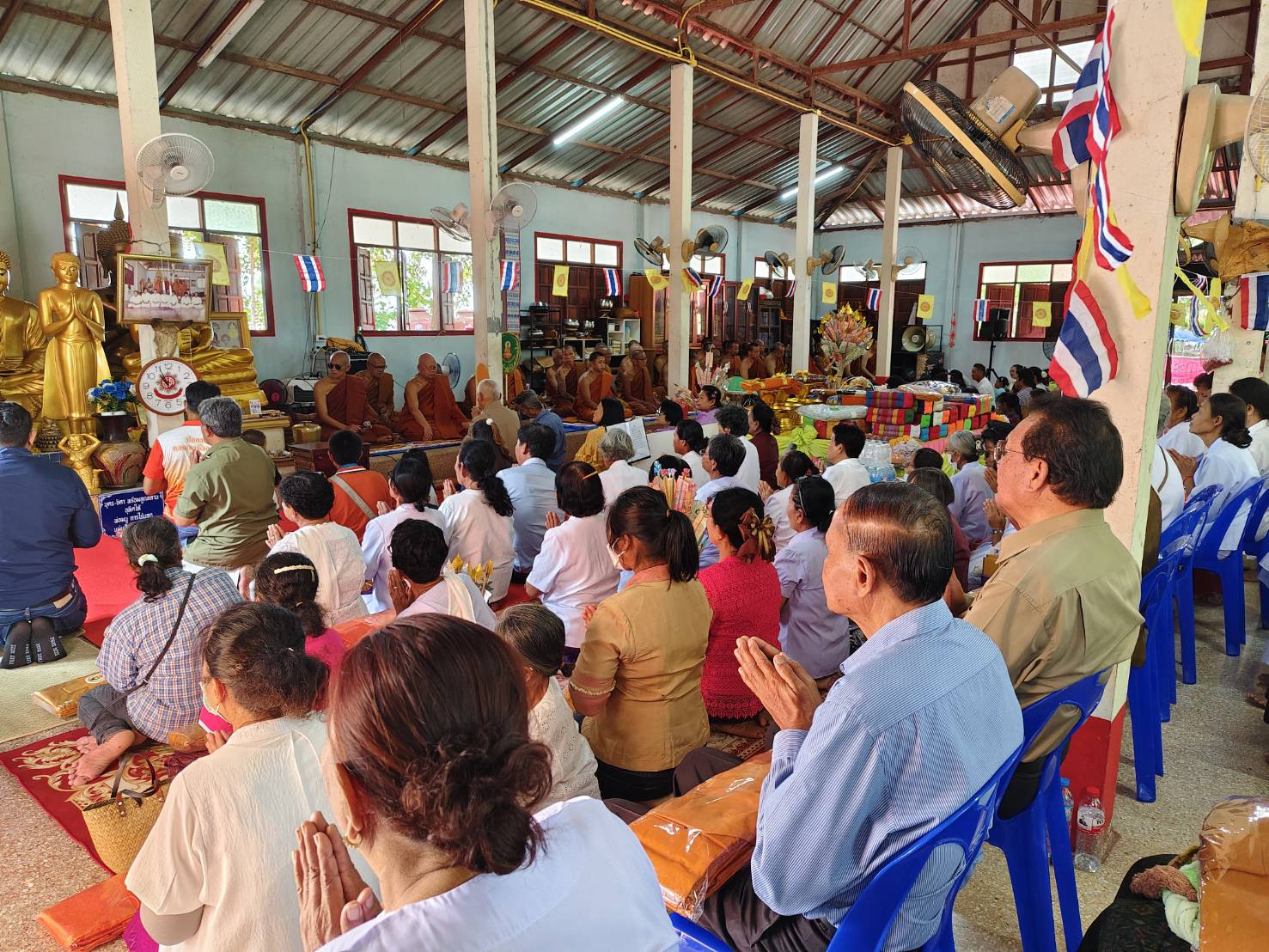 ภาพร่วมพิธีกรรมวัดป่าจันทราวาส