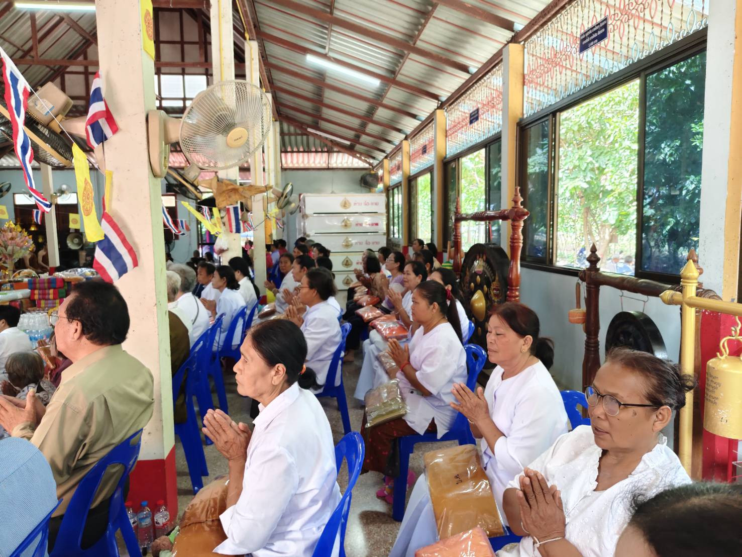 ภาพร่วมพิธีกรรมวัดป่าจันทราวาส