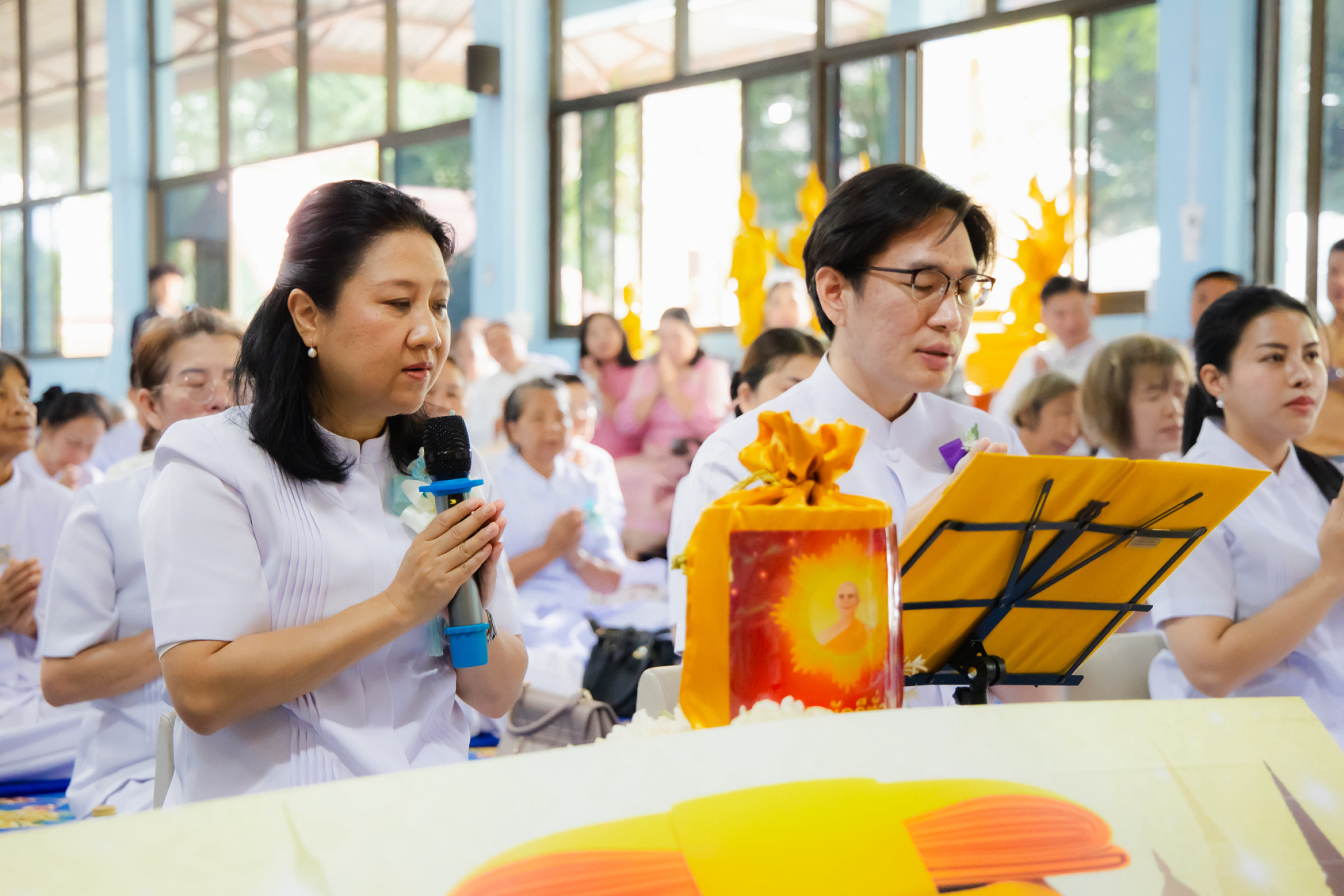 ภาพร่วมพิธีกรรมวัดป่าสุทธาราม