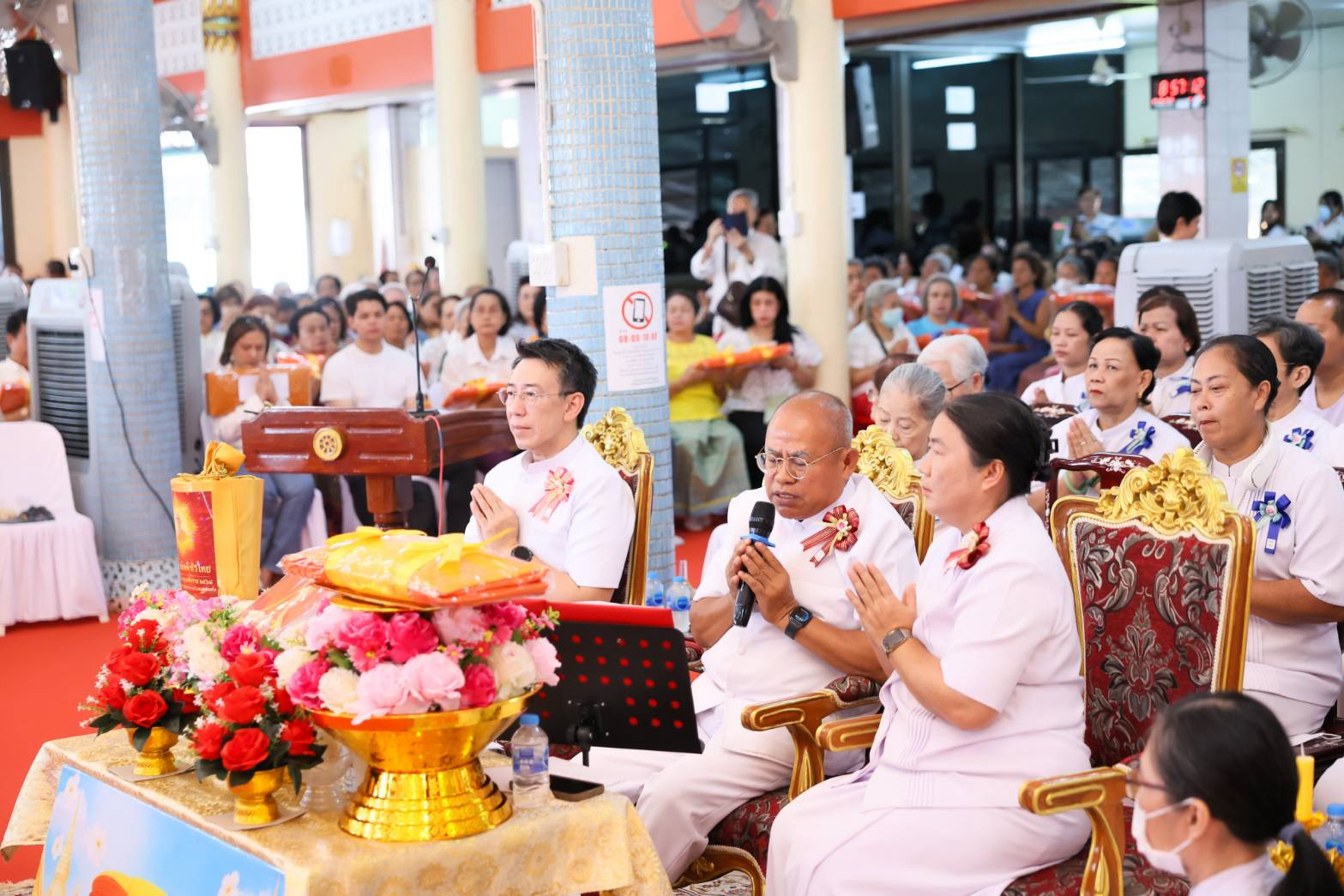 ภาพกล่าวคำถวายกฐินวัดพรหมวงศาราม