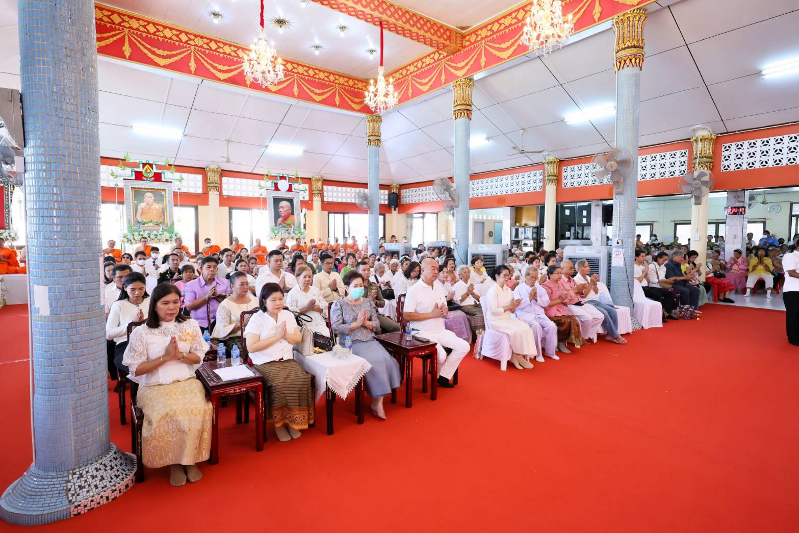 ภาพร่วมพิธีกรรมวัดพรหมวงศาราม