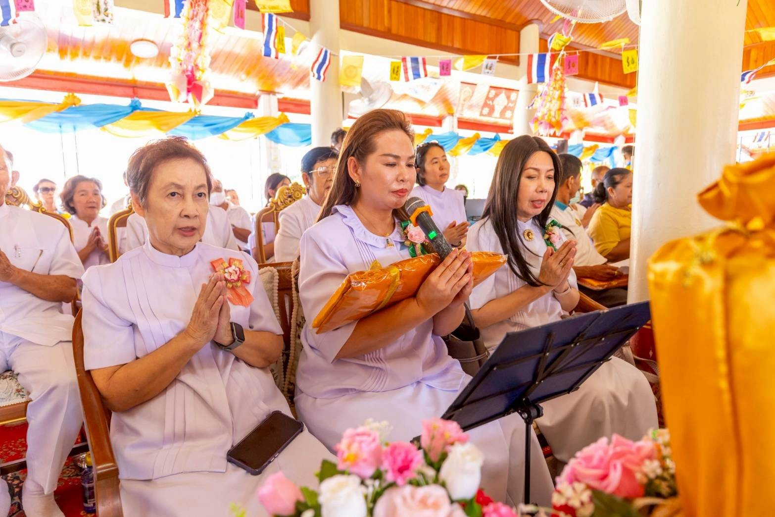 ภาพกล่าวคำถวายกฐินวัดวงษ์ภาศนาราม