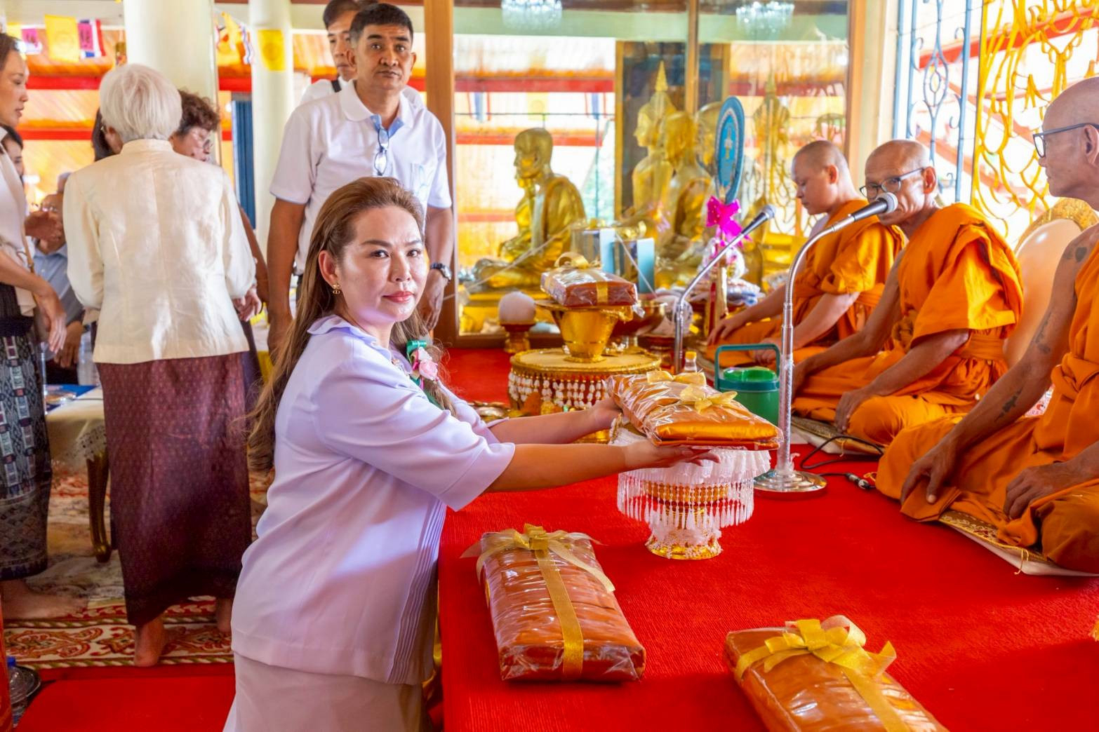 ภาพร่วมพิธีกรรมวัดวงษ์ภาศนาราม