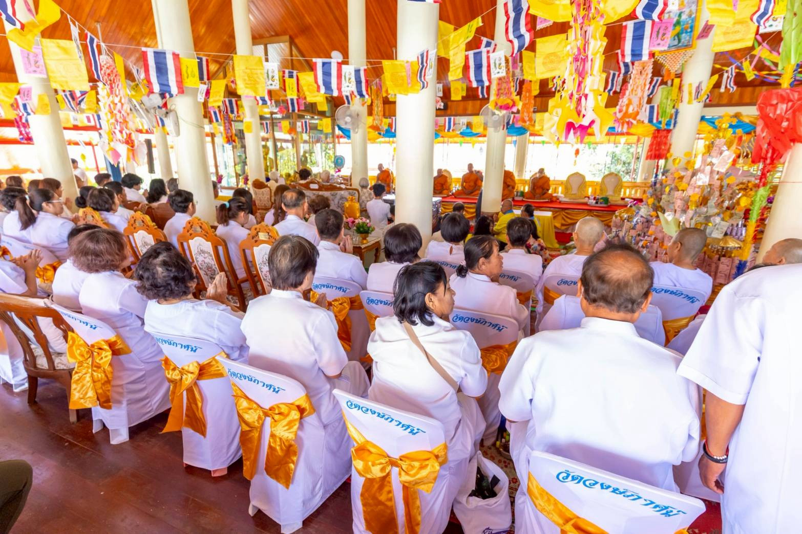 ภาพร่วมพิธีกรรมวัดวงษ์ภาศนาราม
