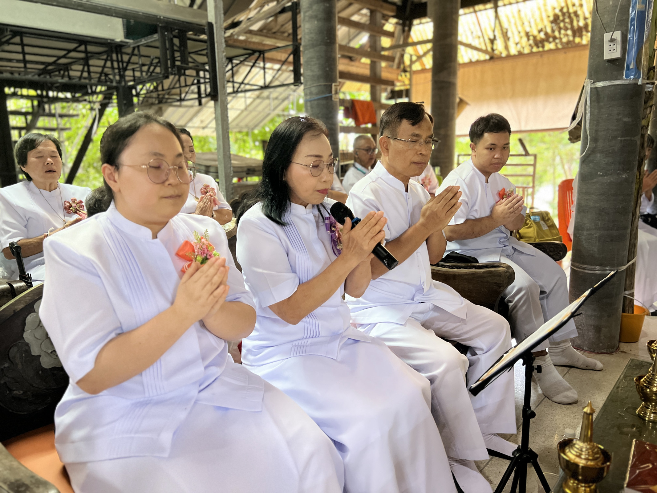 ภาพกล่าวคำถวายกฐินสำนักสงฆ์เนินดินแดงแปลงห้า