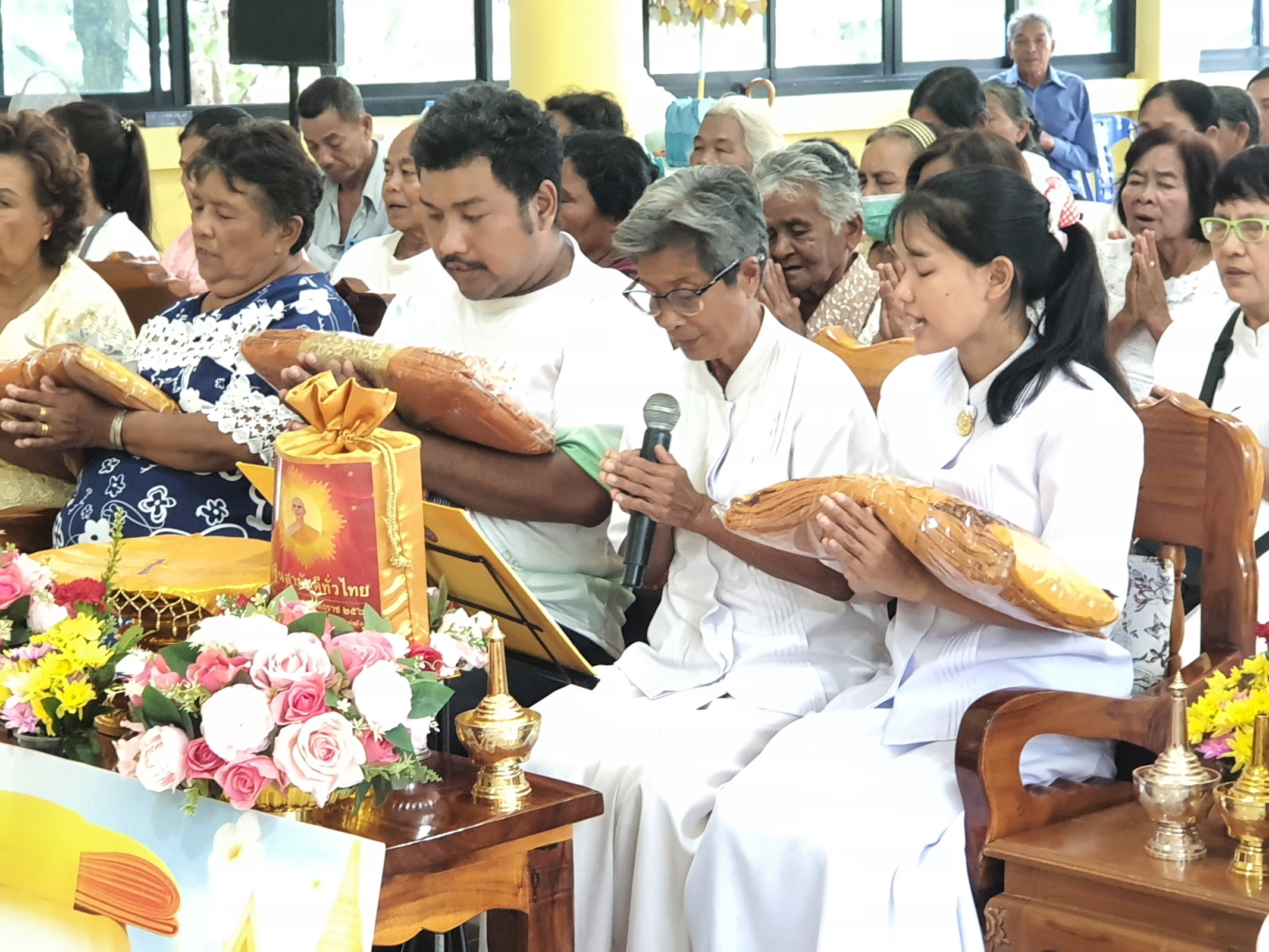 ภาพกล่าวคำถวายกฐินที่พักสงฆ์เคียนตูชัย