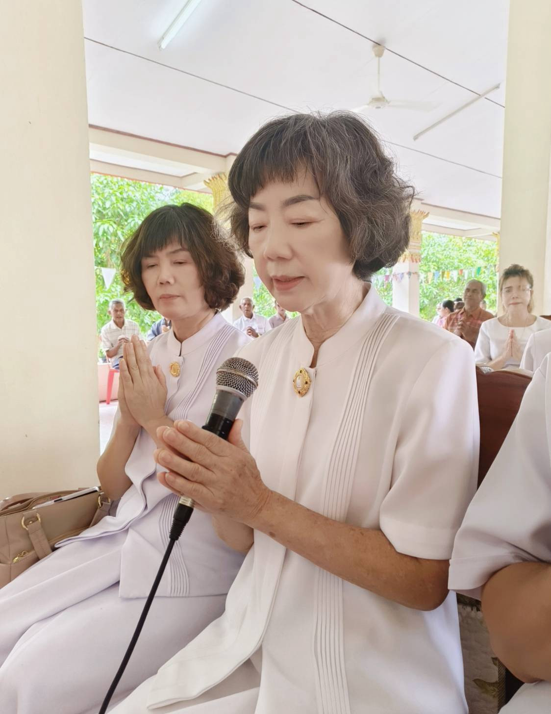 ภาพกล่าวคำถวายกฐินวัดควนเนียงใน