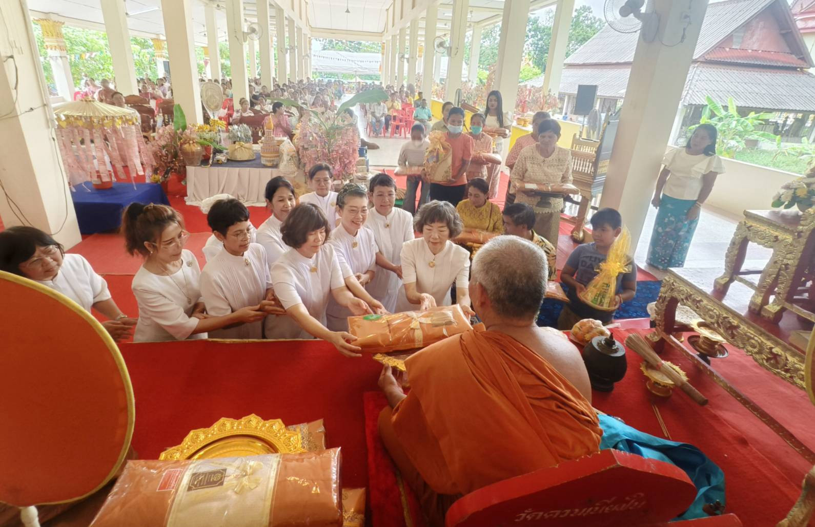 ภาพร่วมพิธีกรรมวัดควนเนียงใน