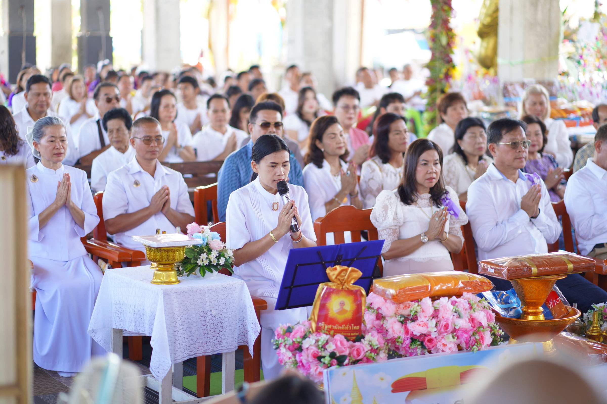 ภาพกล่าวคำถวายกฐินสำนักสงฆ์ทุ่งกวางทอง