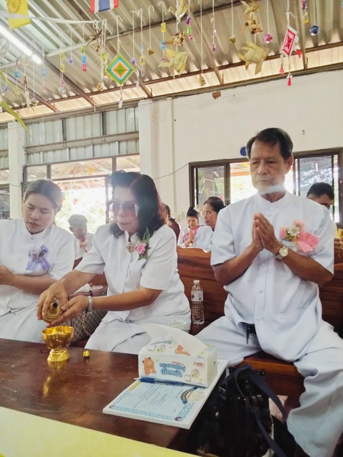 ภาพร่วมพิธีกรรมวัดคลองแจ้ง